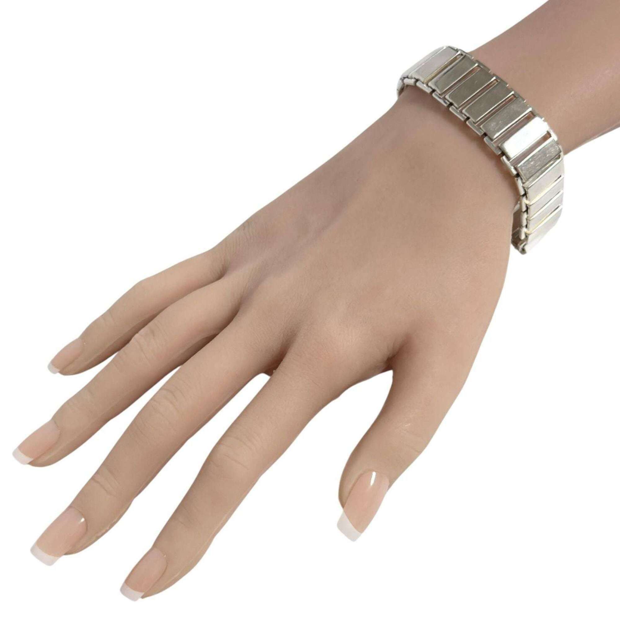 Gucci Gucci Men's and Women's Wide Bracelet, Sterling Silver (925) Size ONE SIZE - 10 Thumbnail