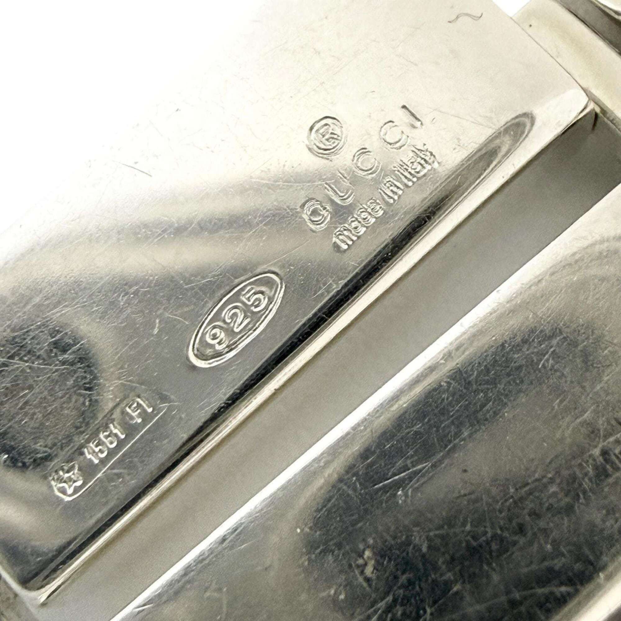 Gucci Gucci Men's and Women's Wide Bracelet, Sterling Silver (925) Size ONE SIZE - 7 Thumbnail
