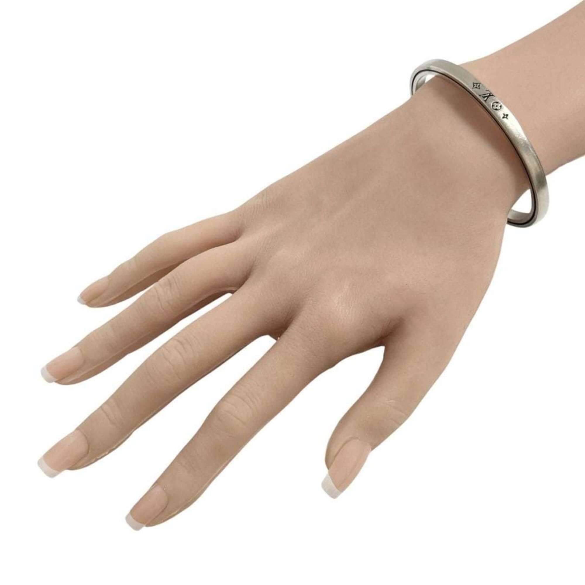 Louis Vuitton Louis Vuitton Men's Cuff Bracelet LV Tailor Bangle 925 Size ONE SIZE - 9 Thumbnail