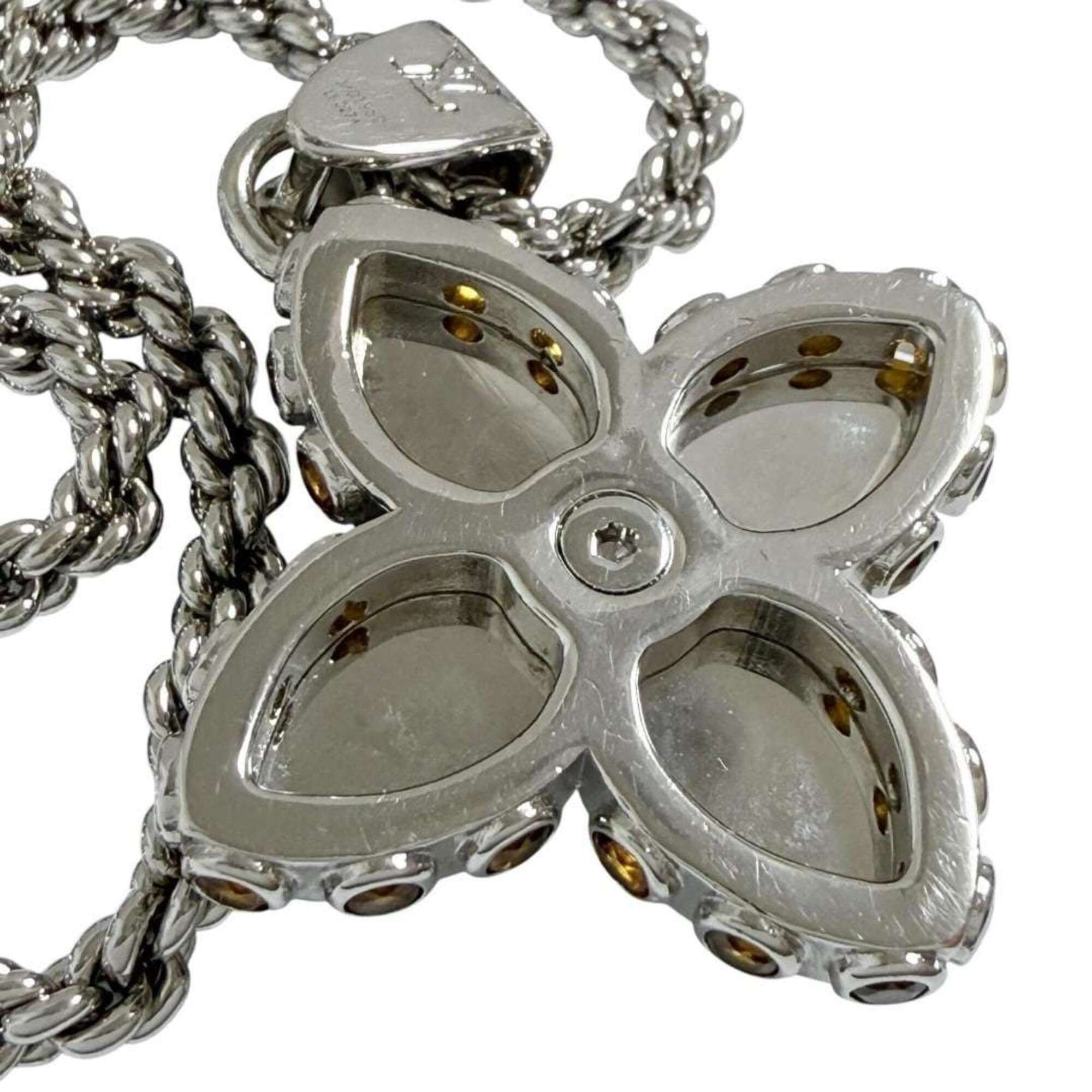Louis Vuitton Louis Vuitton Men's Pendant LV Flower Stud Necklace Size ONE SIZE - 4 Thumbnail