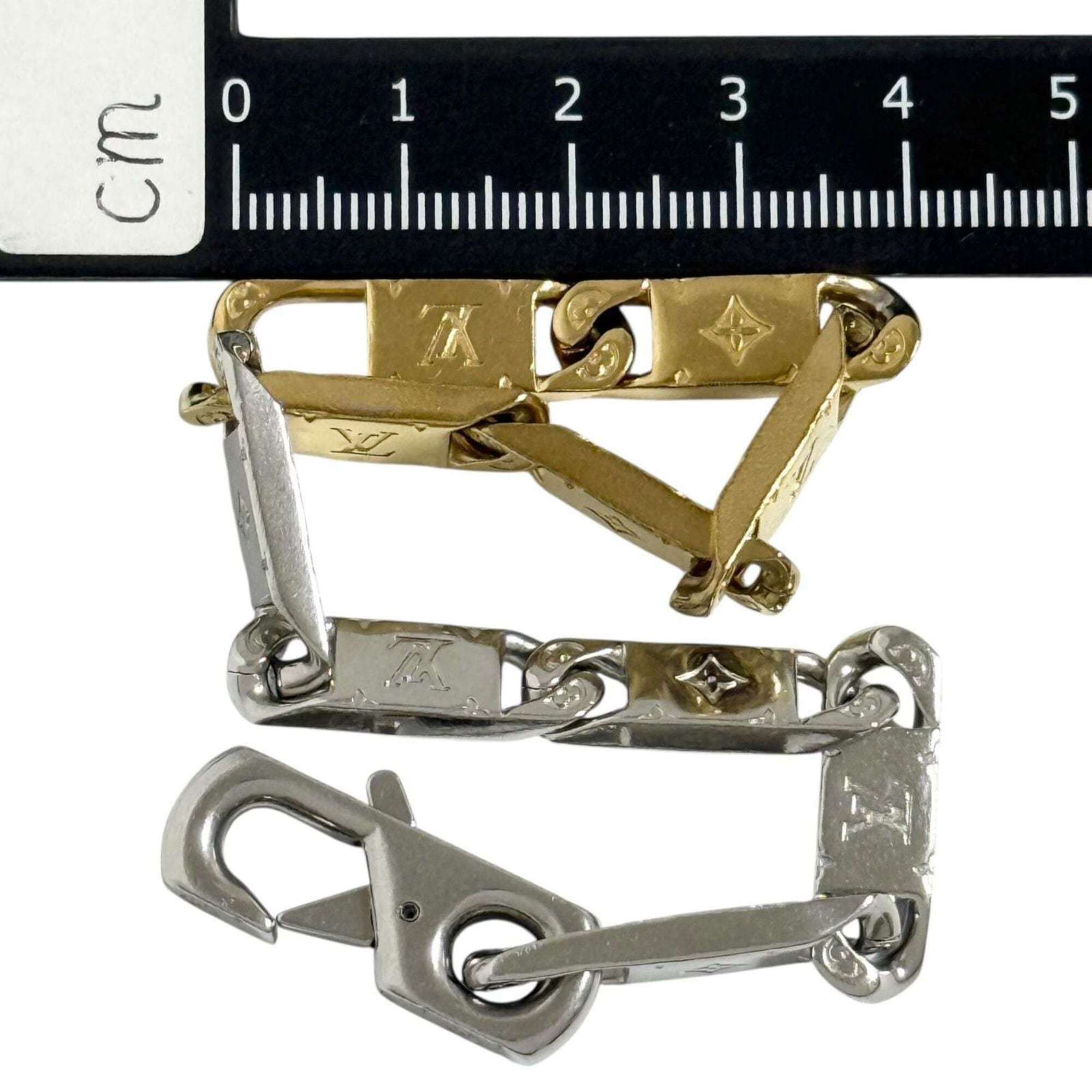 Louis Vuitton Louis Vuitton Men's Bracelet, Monogram, Tie-Up, 18cm, Two-Tone Color Size ONE SIZE - 8 Thumbnail