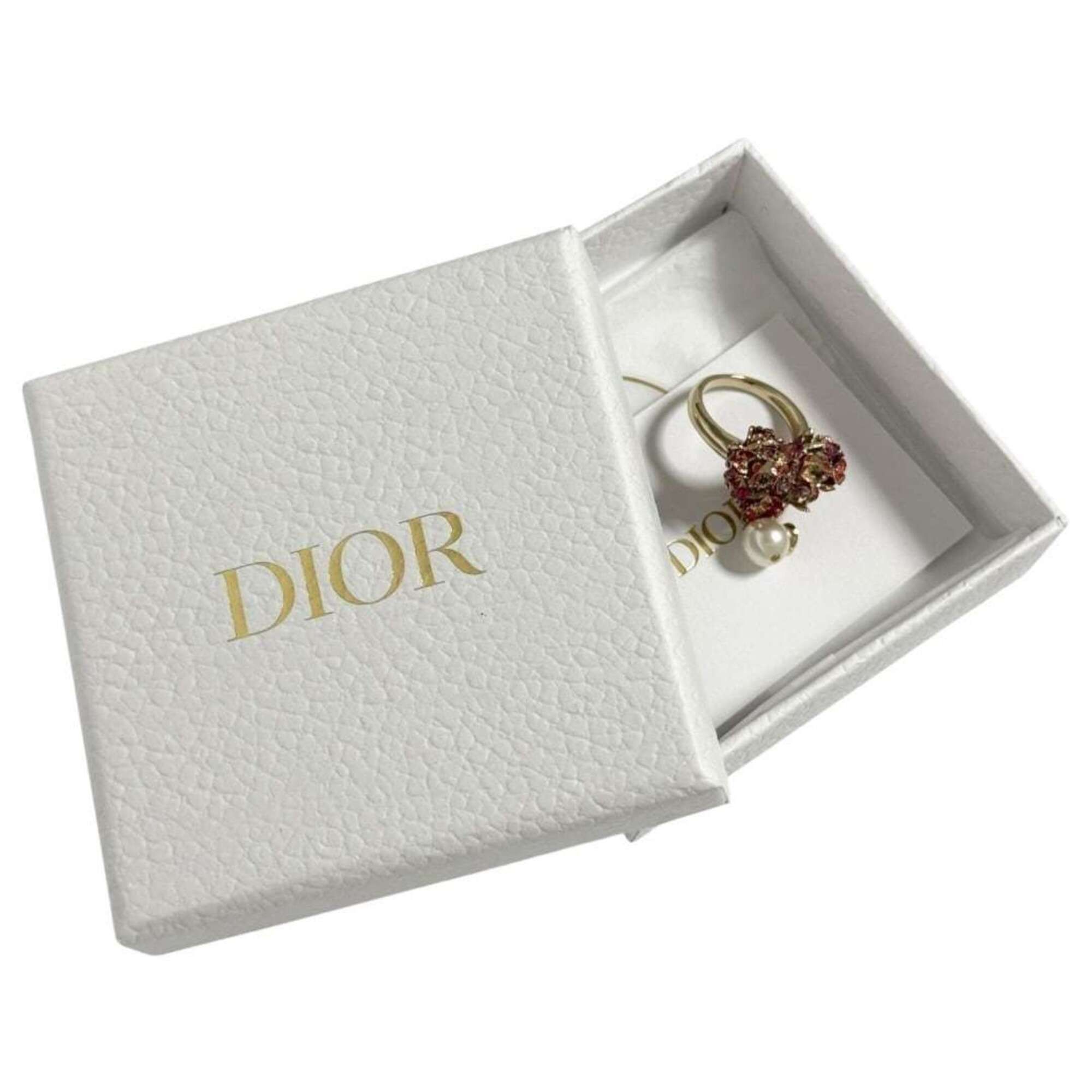Dior Christian Dior Dior Women's Le Coeur des Papillons Ring, Size 13-14 (L) Size ONE SIZE - 10 Thumbnail
