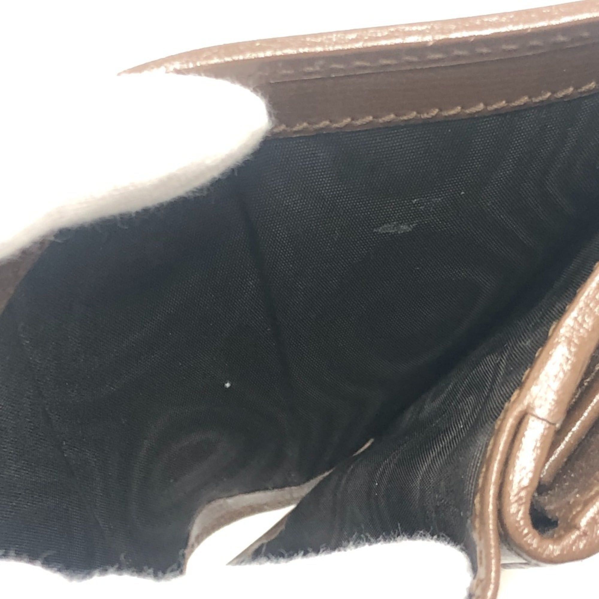 Gucci GUCCI 726846 Horsebit 1955 Compact Wallet, Mini GG Supreme, Bi-fold Supreme Canvas, Women's, Brown Size ONE SIZE - 13 Thumbnail