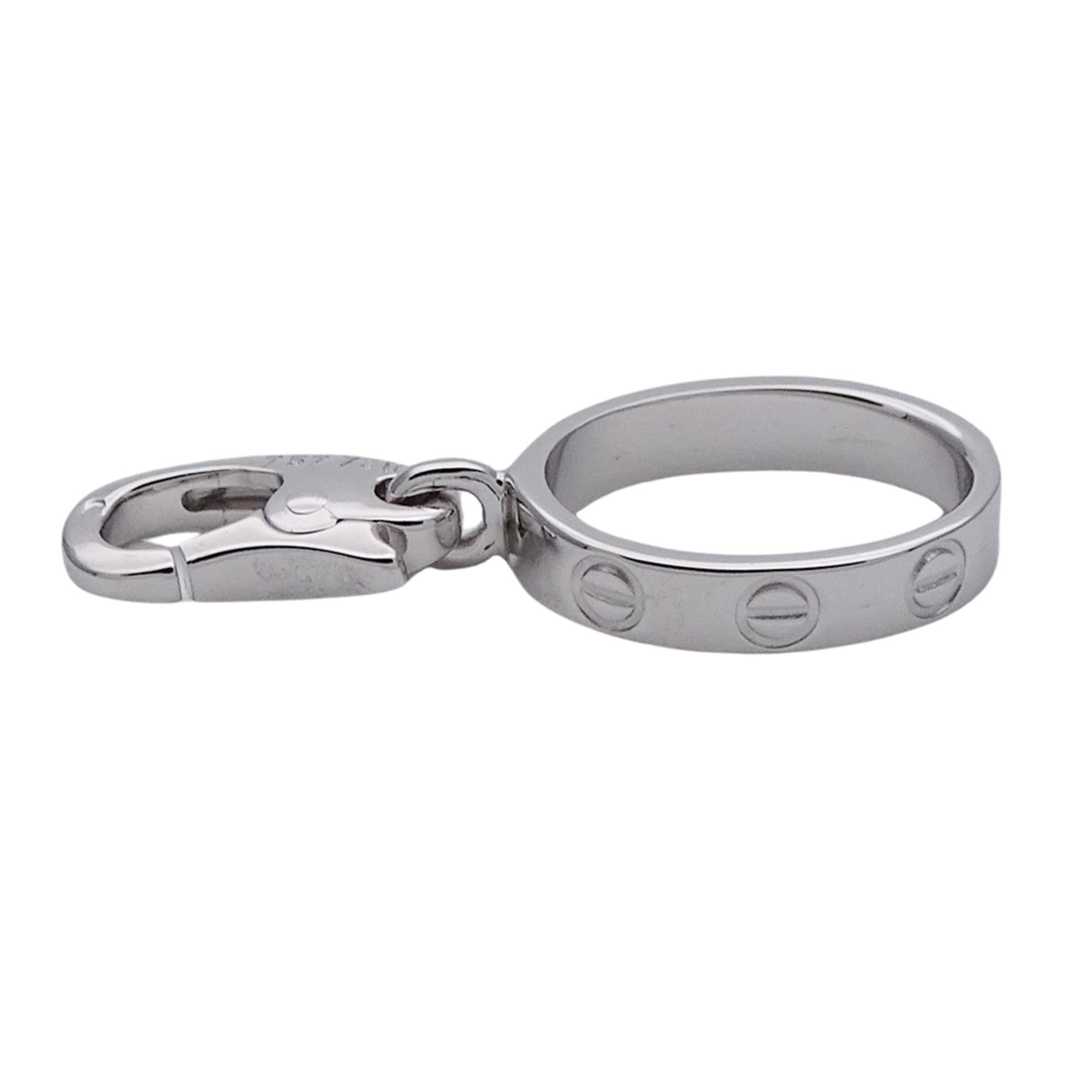 Cartier Cartier pendant top, women's and men's, brand charm, 750WG, Love, white gold jewelry. Size ONE SIZE - 2 Thumbnail