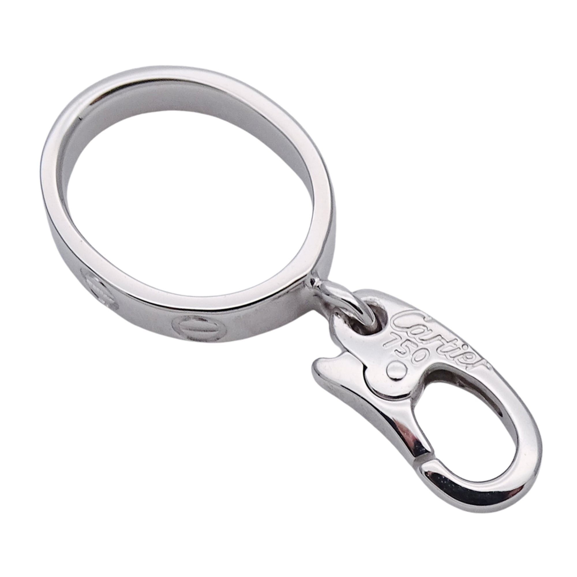 Cartier Cartier pendant top, women's and men's, brand charm, 750WG, Love, white gold jewelry. Size ONE SIZE - 4 Thumbnail