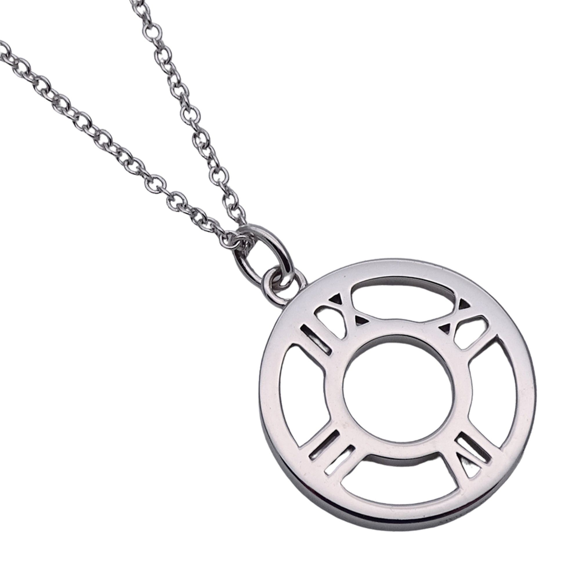 Tiffany & Co. Tiffany & Co. Women's Necklace, Brand Name, 750WG Diamond Atlas Open Medallion, White Gold Jewelry Size ONE SIZE - 4 Thumbnail