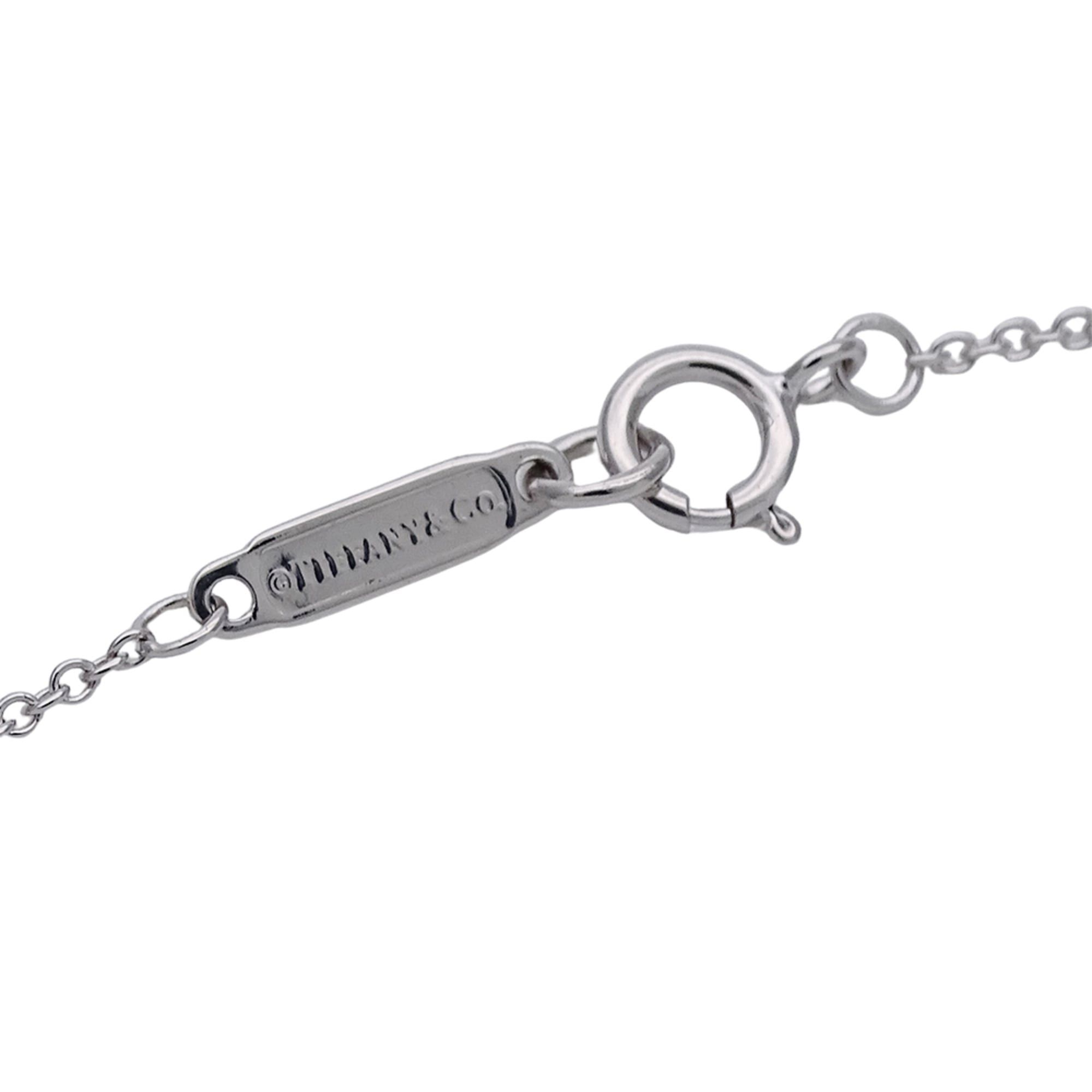 Tiffany & Co. Tiffany & Co. Women's Necklace, Brand Name, 750WG Diamond Atlas Open Medallion, White Gold Jewelry Size ONE SIZE - 6 Thumbnail