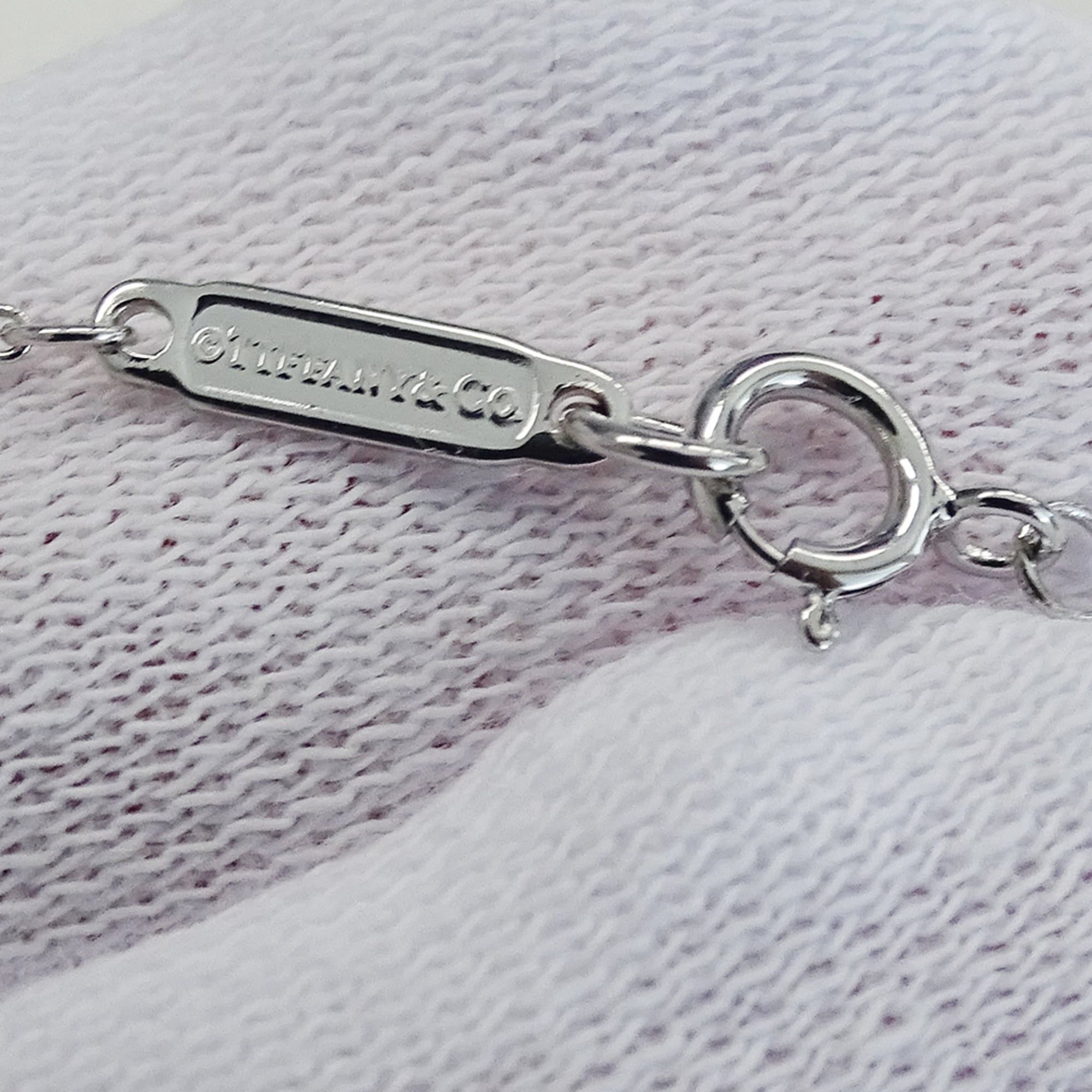 Tiffany & Co. Tiffany & Co. Women's Necklace, Brand Name, 750WG Diamond Atlas Open Medallion, White Gold Jewelry Size ONE SIZE - 12 Thumbnail