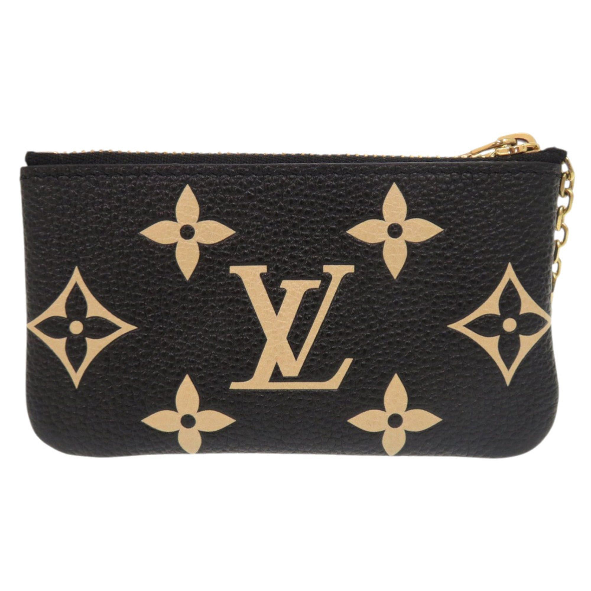 Louis Vuitton Louis Vuitton Pochette Clé Monogram Empreinte M80885 Noir Wallet/Coin Case Black LV 0337LOUIS VUITTON Size ONE SIZE - 2 Thumbnail