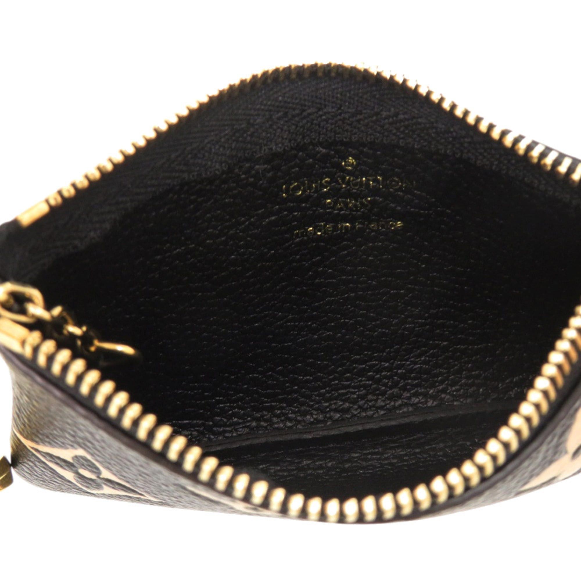 Louis Vuitton Louis Vuitton Pochette Clé Monogram Empreinte M80885 Noir Wallet/Coin Case Black LV 0337LOUIS VUITTON Size ONE SIZE - 4 Thumbnail