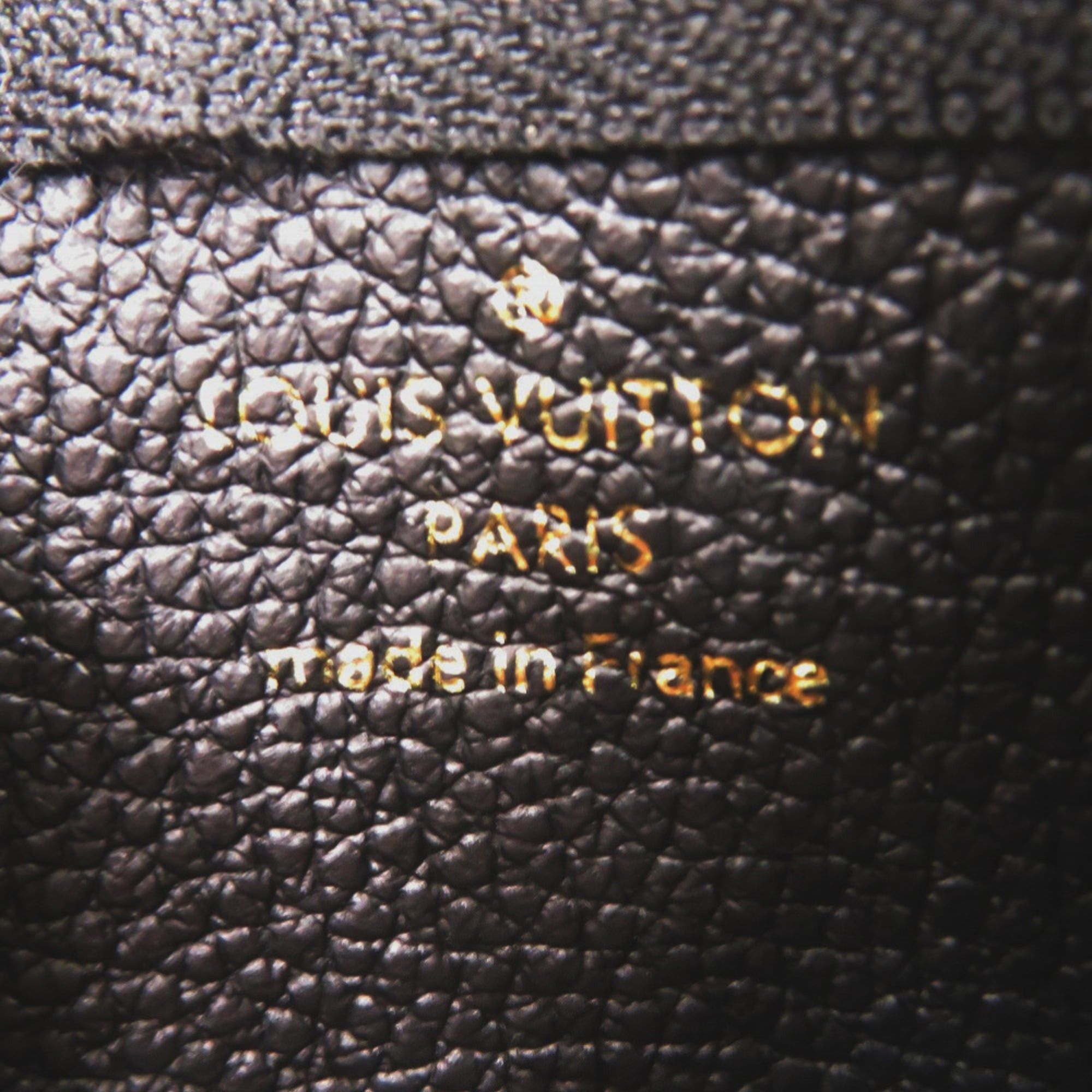 Louis Vuitton Louis Vuitton Pochette Clé Monogram Empreinte M80885 Noir Wallet/Coin Case Black LV 0337LOUIS VUITTON Size ONE SIZE - 5 Thumbnail