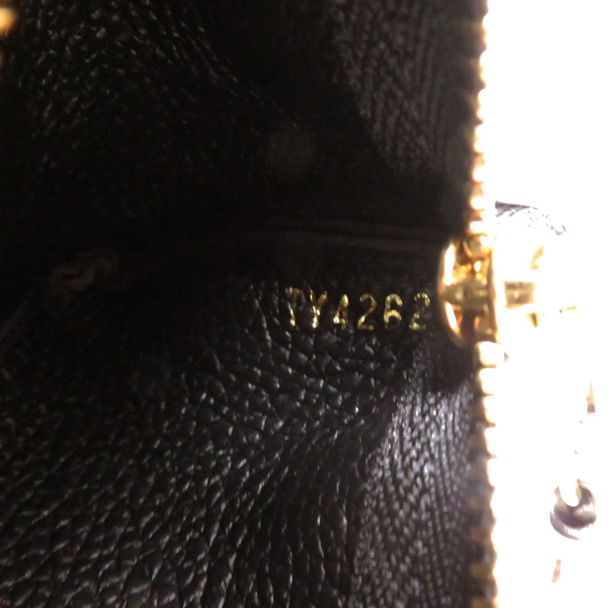 Louis Vuitton Louis Vuitton Pochette Clé Monogram Empreinte M80885 Noir Wallet/Coin Case Black LV 0337LOUIS VUITTON Size ONE SIZE - 6 Thumbnail