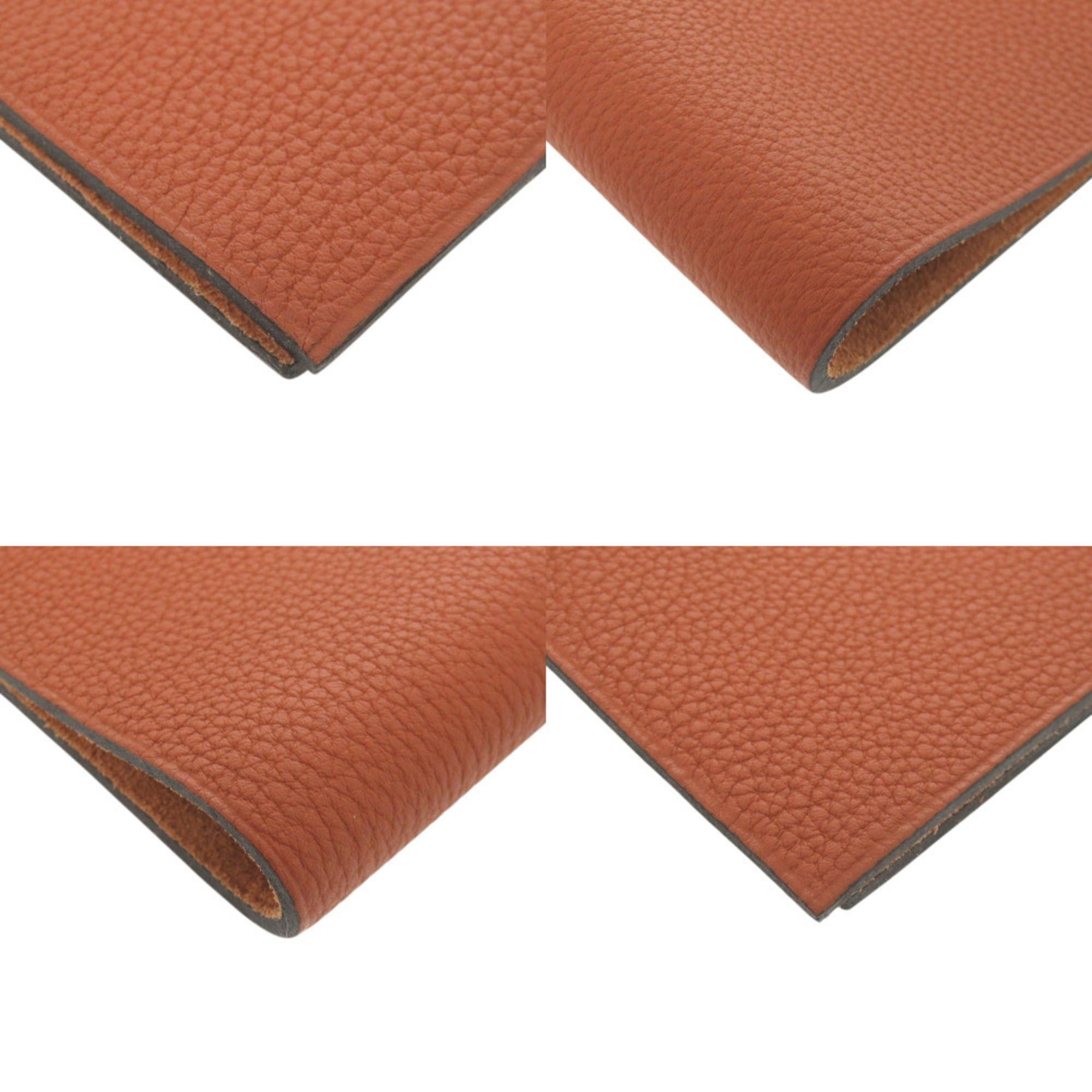 Hermes Hermes Ulysses Togo Brown A Stamp (2017) Notebook Cover 0169HERMES Size ONE SIZE - 3 Thumbnail