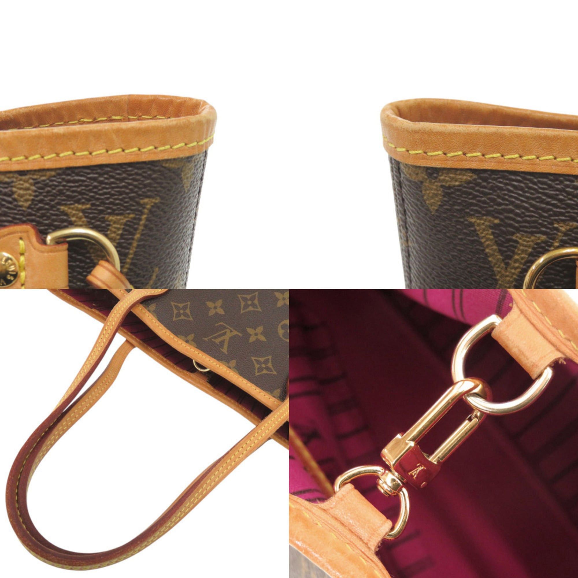 Louis Vuitton Louis Vuitton Neverfull PM Handbag with Pouch, Monogram Pivoine M41245 Tote Bag LV 1598 LOUIS VUITTON Size ONE SIZE - 7 Thumbnail