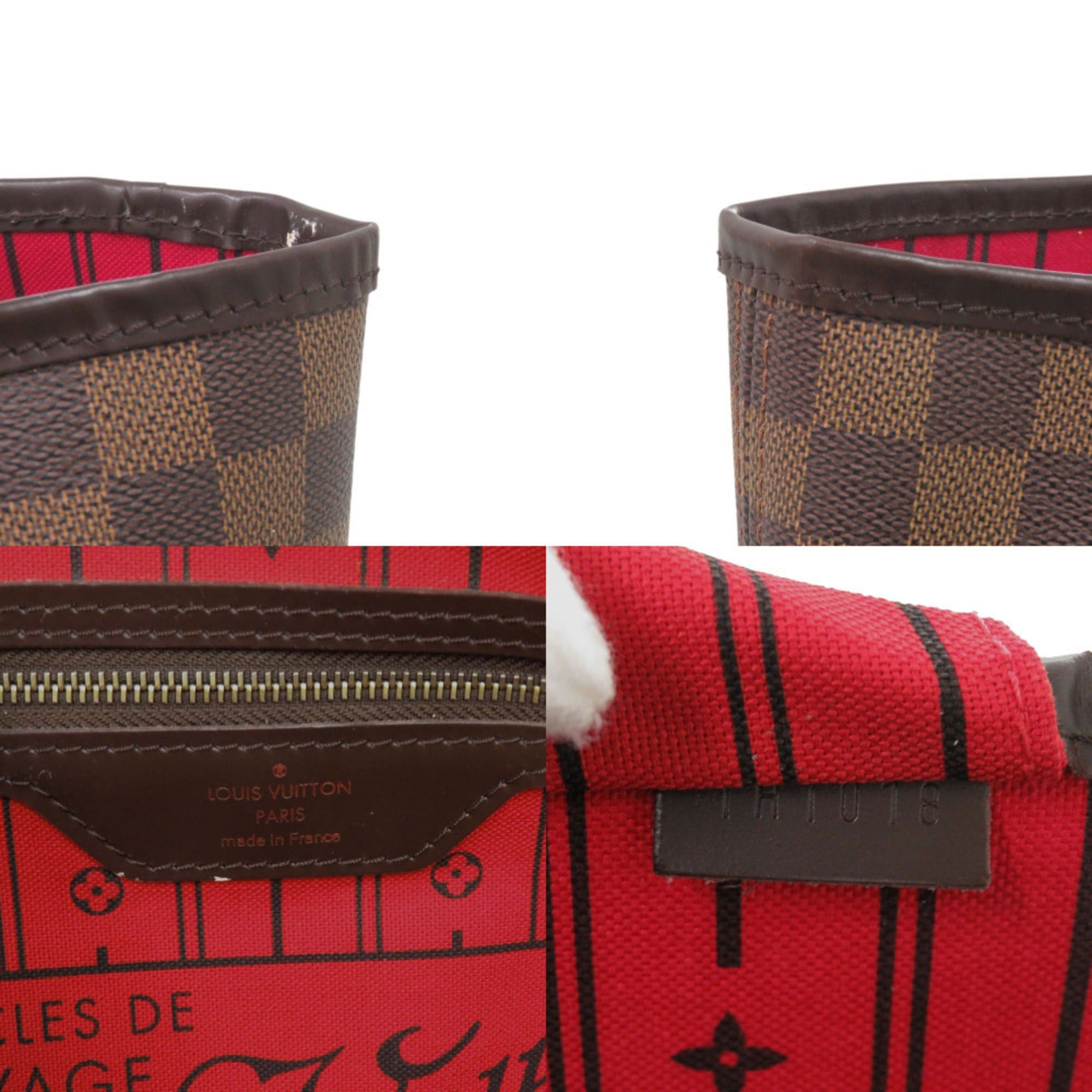 Louis Vuitton Louis Vuitton Neverfull GM Damier Ebene N51106 Tote Bag LV 1527 LOUIS VUITTON Size ONE SIZE - 10 Thumbnail
