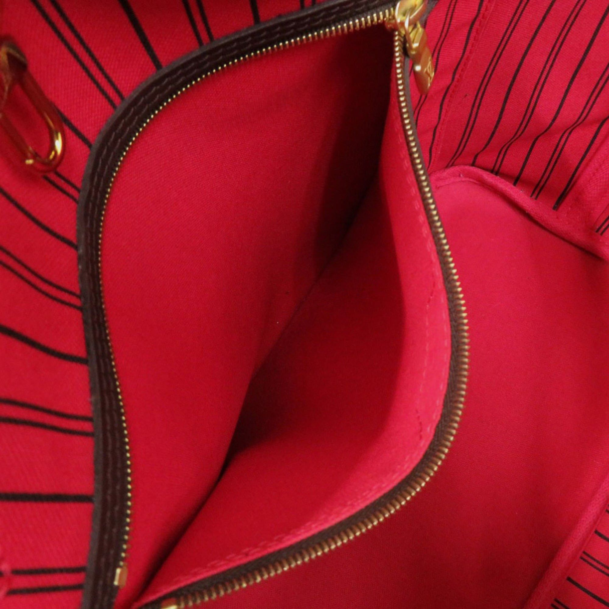 Louis Vuitton Louis Vuitton Neverfull MM Handbag with Pouch, Damier Cerise, N40599, Tote Bag, LV 1913 LOUIS VUITTON Size ONE SIZE - 6 Thumbnail