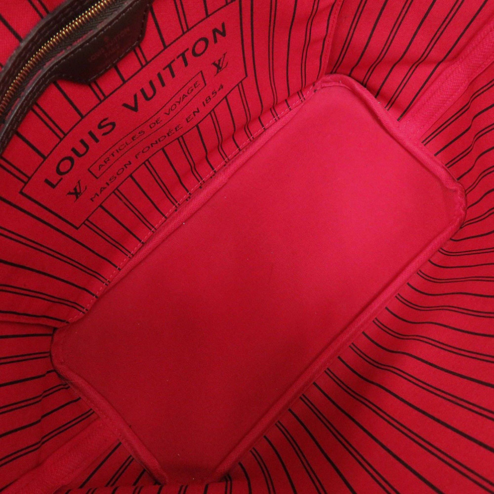 Louis Vuitton Louis Vuitton Neverfull MM Handbag with Pouch, Damier Cerise, N40599, Tote Bag, LV 1913 LOUIS VUITTON Size ONE SIZE - 5 Thumbnail