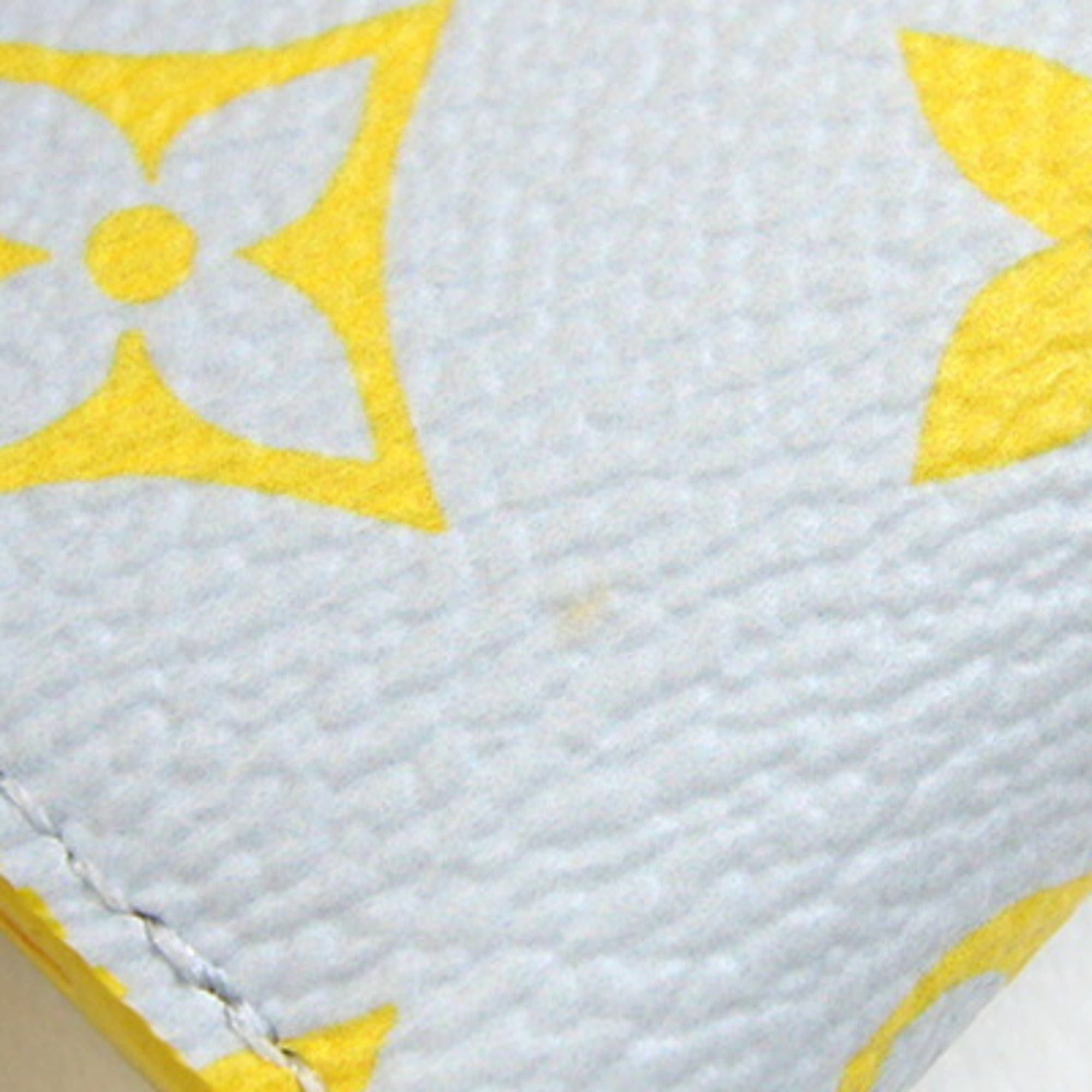 Louis Vuitton Louis Vuitton Tri-fold Wallet Monogram Glow Victor M14764 Light Gray Yellow Mini Compact Small Women's LOUIS VUITTON Size ONE SIZE - 8 Thumbnail