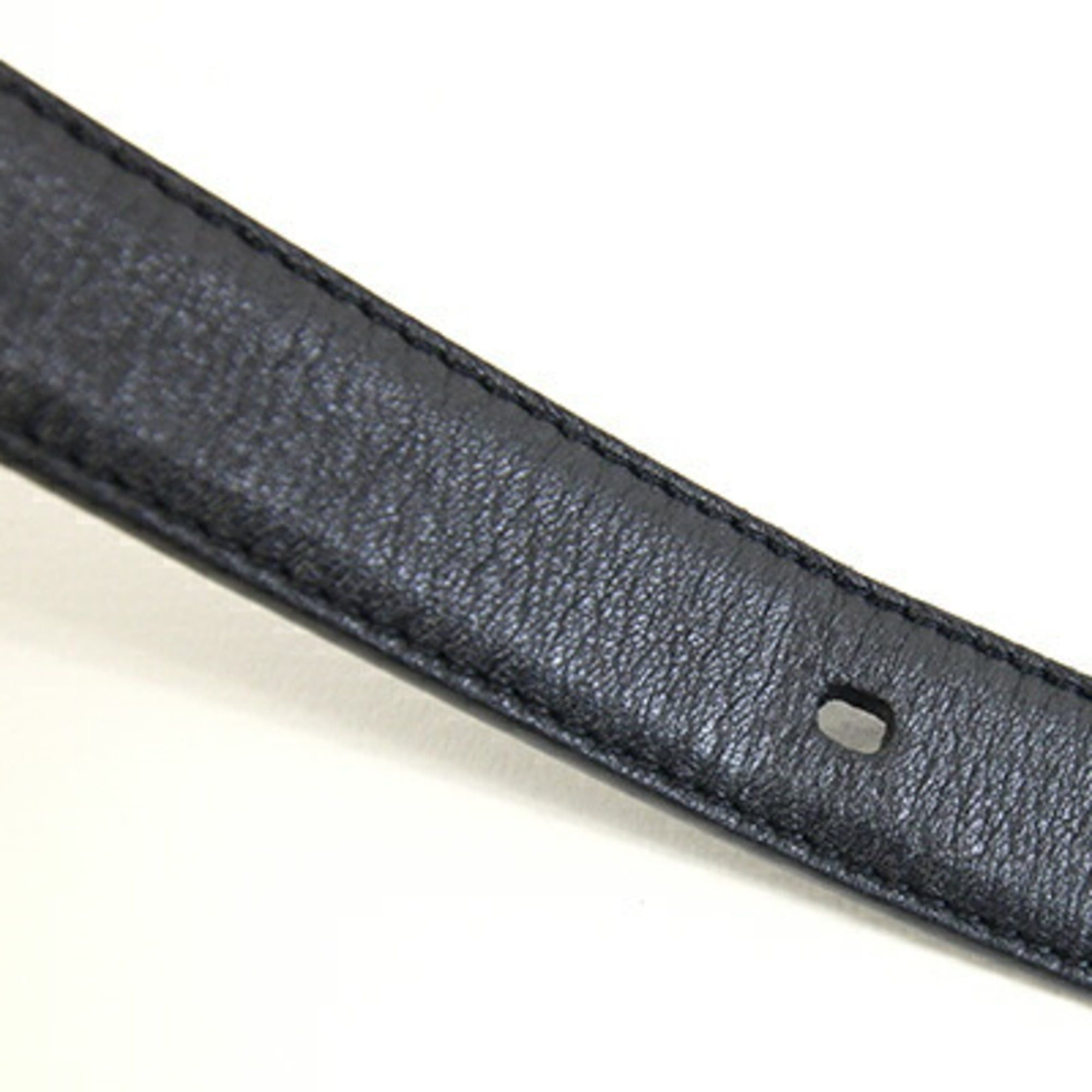 Saint Laurent Paris Saint Laurent Belt 479391 Black Leather 85cm Square Buckle Women's SAINT LAURENT Size ONE SIZE - 6 Thumbnail