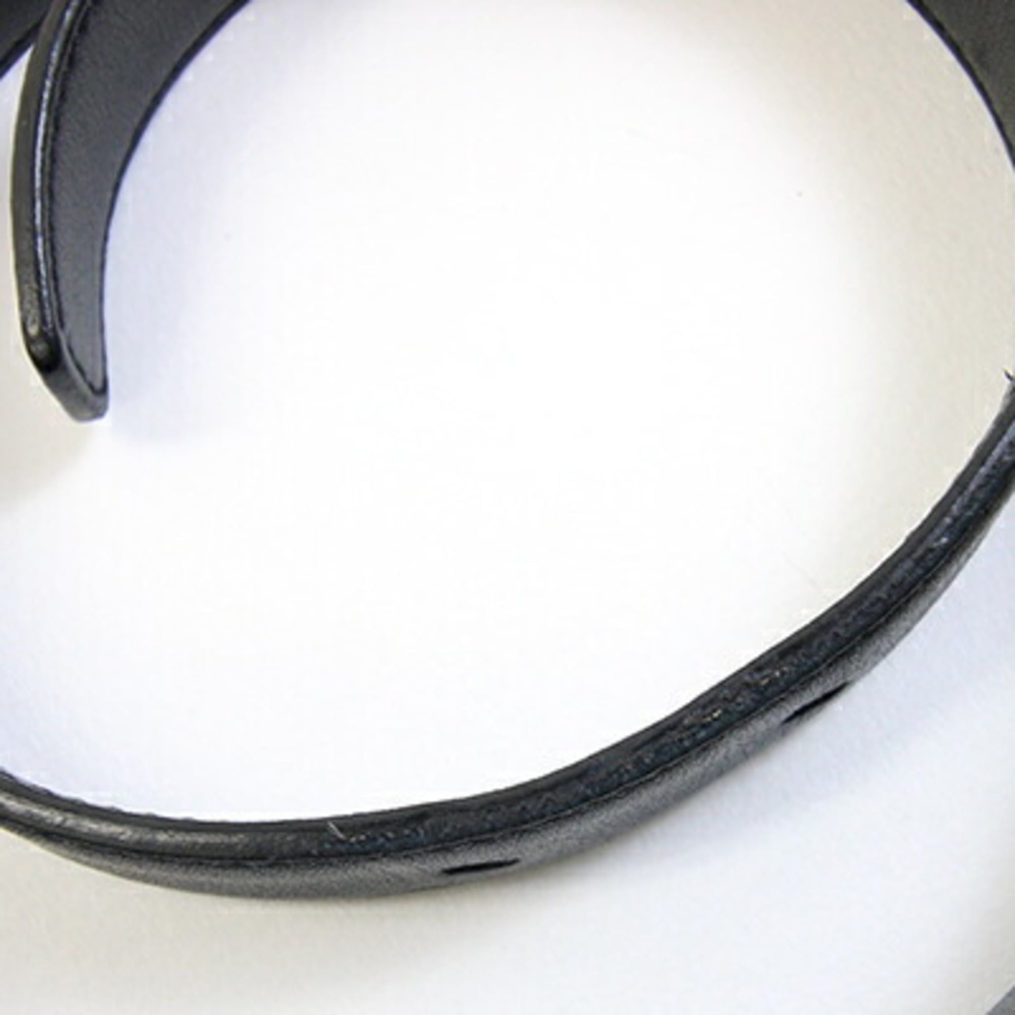 Saint Laurent Paris Saint Laurent Belt 479391 Black Leather 85cm Square Buckle Women's SAINT LAURENT Size ONE SIZE - 7 Thumbnail