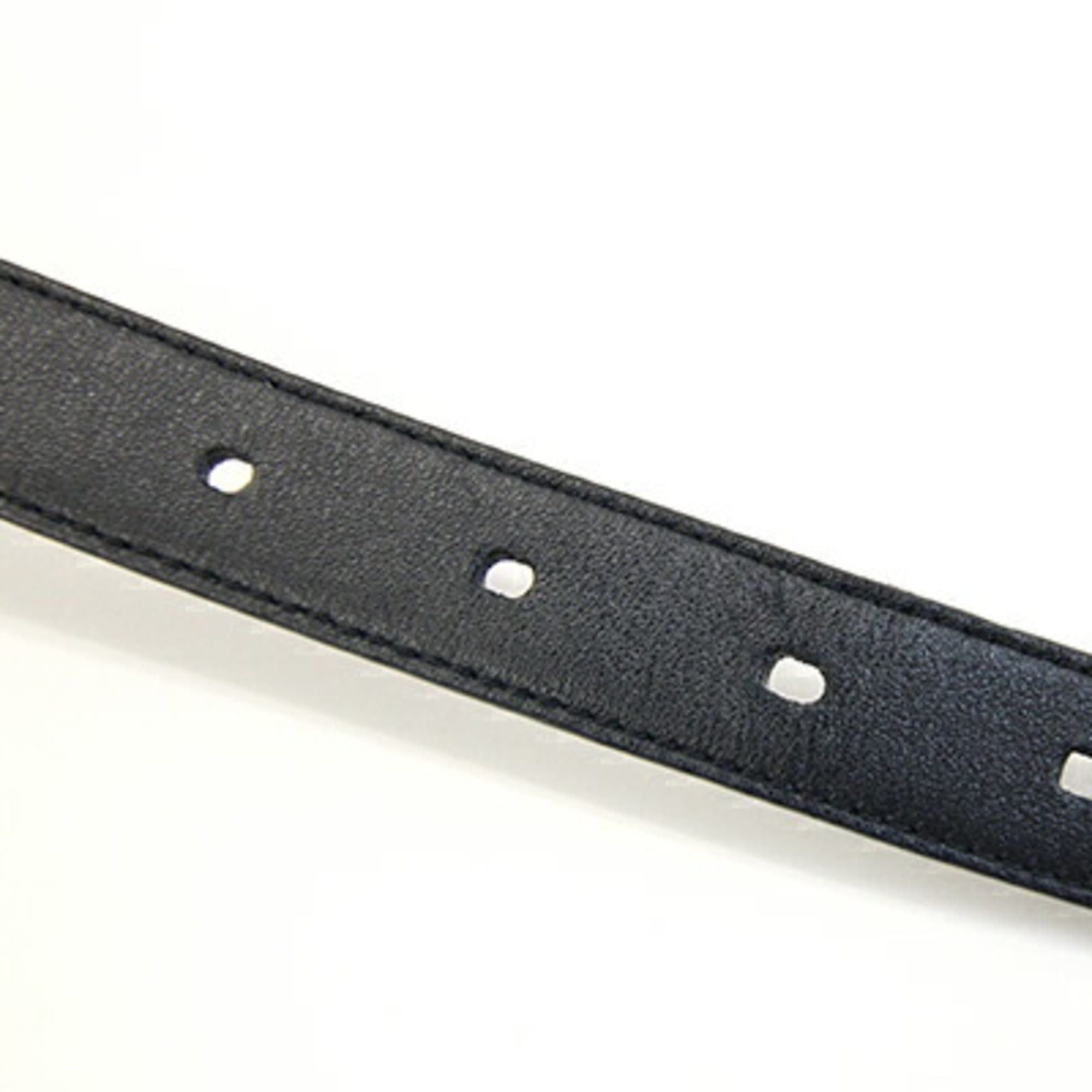 Saint Laurent Paris Saint Laurent Belt 479391 Black Leather 85cm Square Buckle Women's SAINT LAURENT Size ONE SIZE - 8 Thumbnail