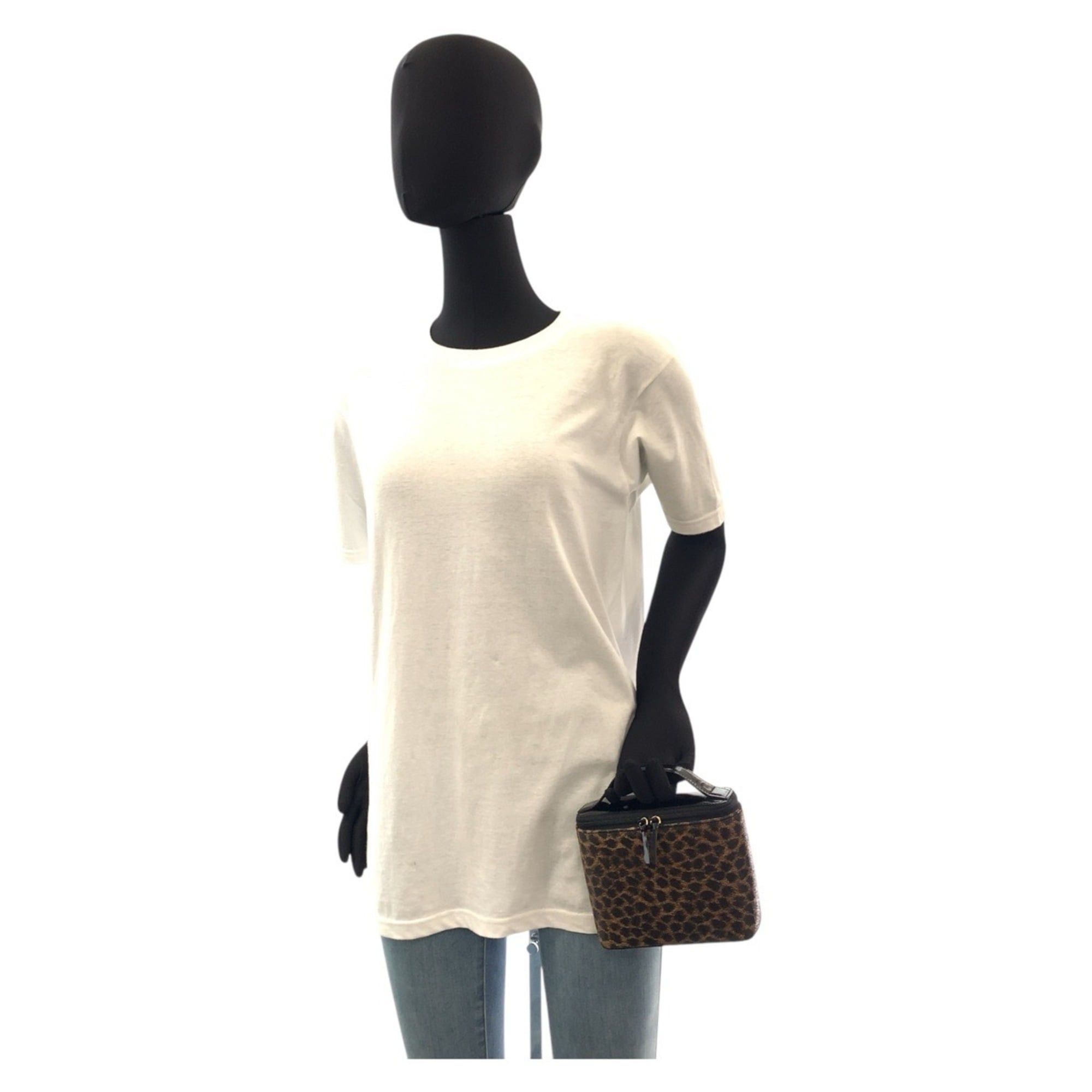 Loewe LOEWE Vintage Leopard Brown Black Gold Hardware Enamel Handbag Vanity Bag for Women Size ONE SIZE - 5 Thumbnail