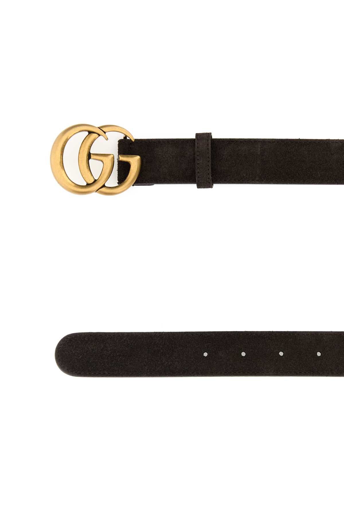 Gucci Dark Brown Suede Belt Size ONE SIZE - 2 Thumbnail