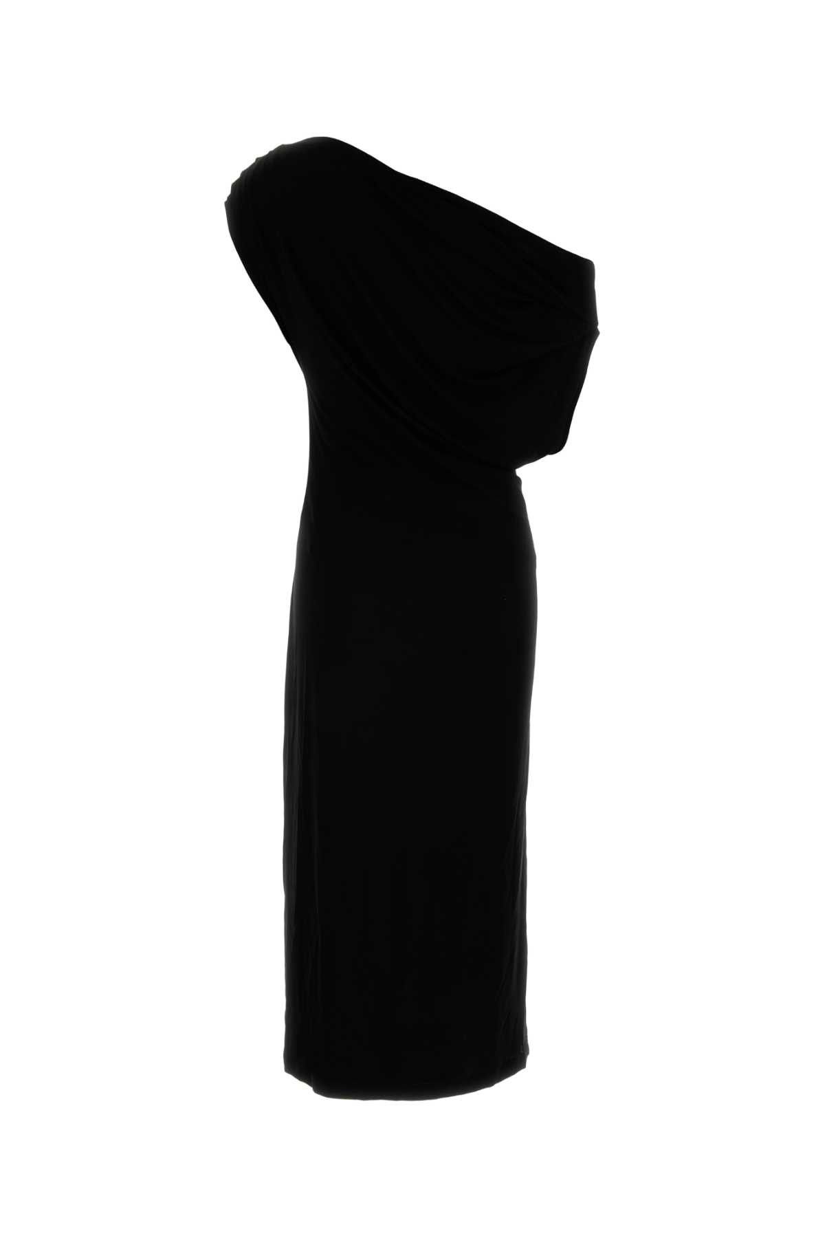 CO Black Jersey One-Shoulder Dress Size M / US 6-8 / IT 42-44 - 2 Thumbnail
