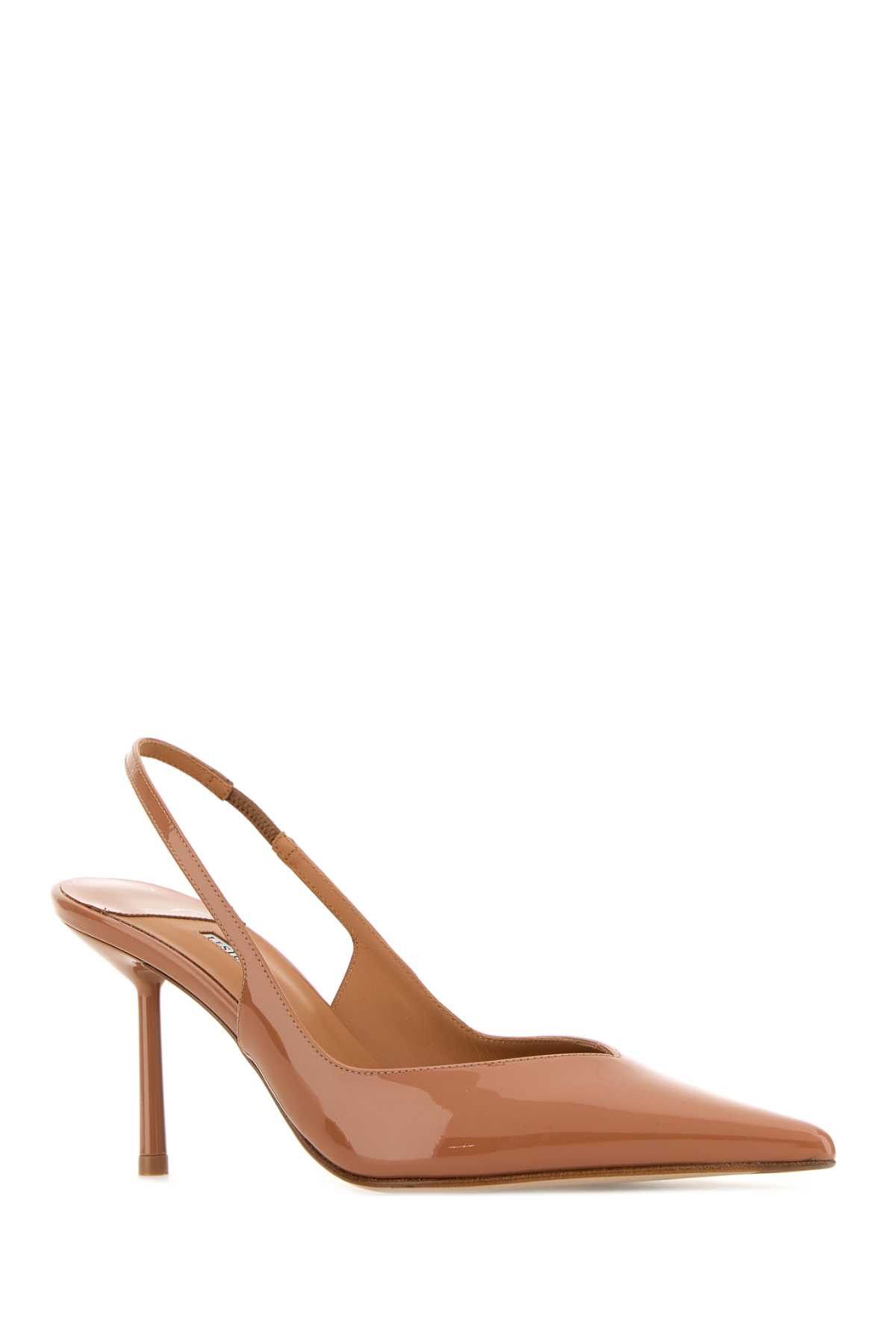 Le Silla Camel Leather Chanel Vivienne Pumps Size US 6 / IT 36 - 2 Thumbnail