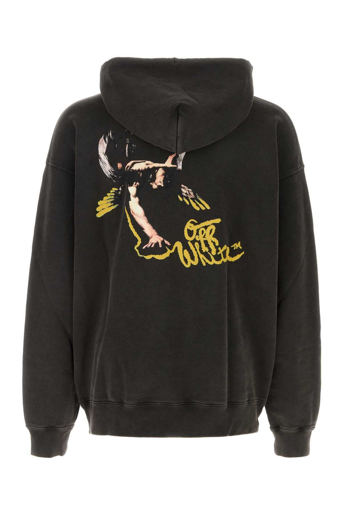 Off-White Slate Cotton Sweatshirt Size US M / EU 48-50 / 2 - 2 Thumbnail