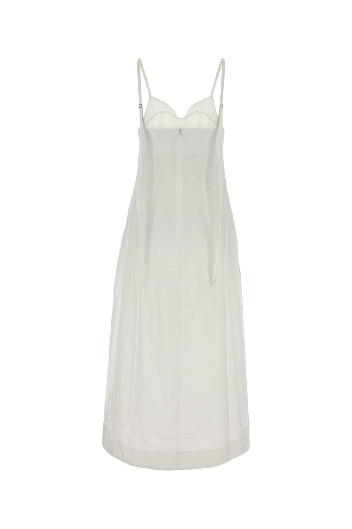 CO White Poplin Dress Size S / US 4 / IT 40 - 2 Thumbnail