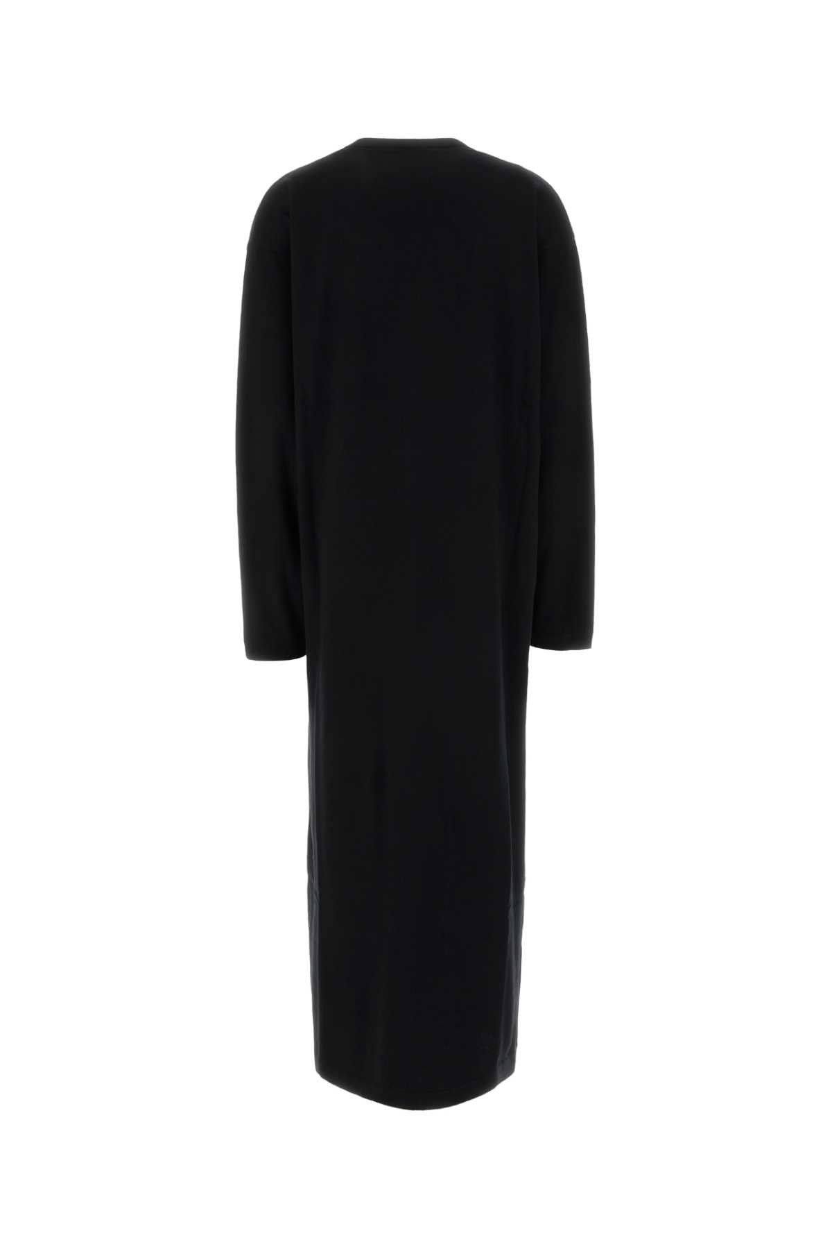Extreme Cashmere Black Cotton Blend Invite Dress Size M / US 6-8 / IT 42-44 - 2 Thumbnail