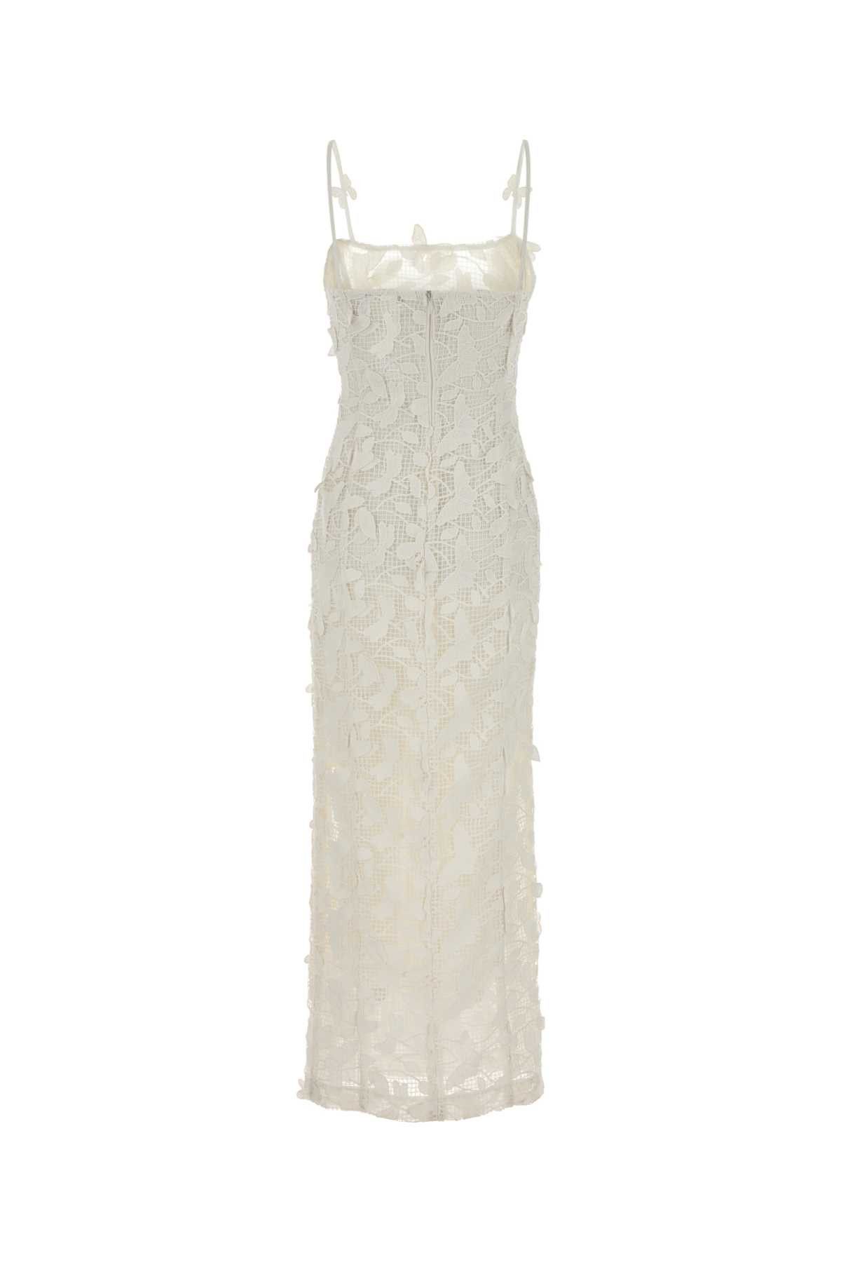 Blumarine White Lace Dress Size M / US 6-8 / IT 42-44 - 2 Thumbnail