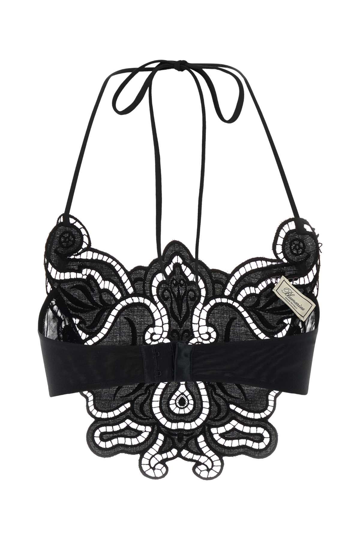 Blumarine Black Lace Top Size M / US 6-8 / IT 42-44 - 2 Thumbnail