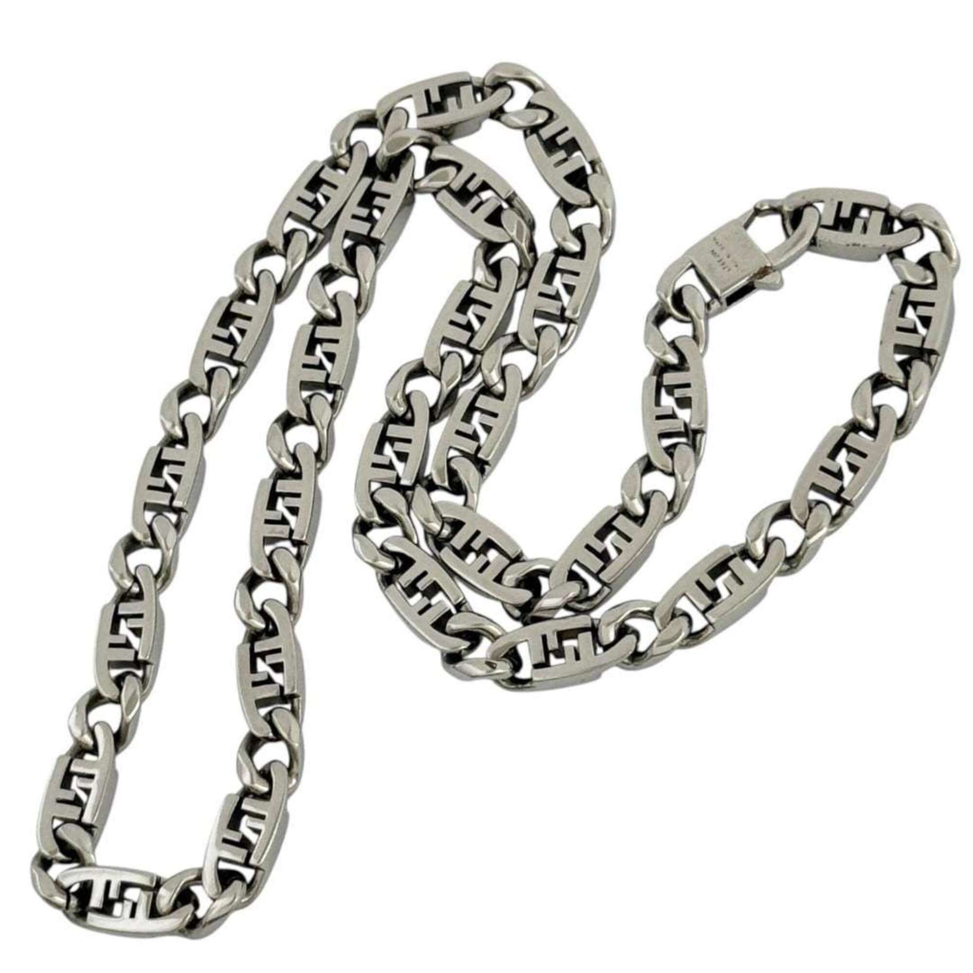 Fendi Fendi Men's Auroch Chain Link Necklace Size ONE SIZE - 2 Thumbnail