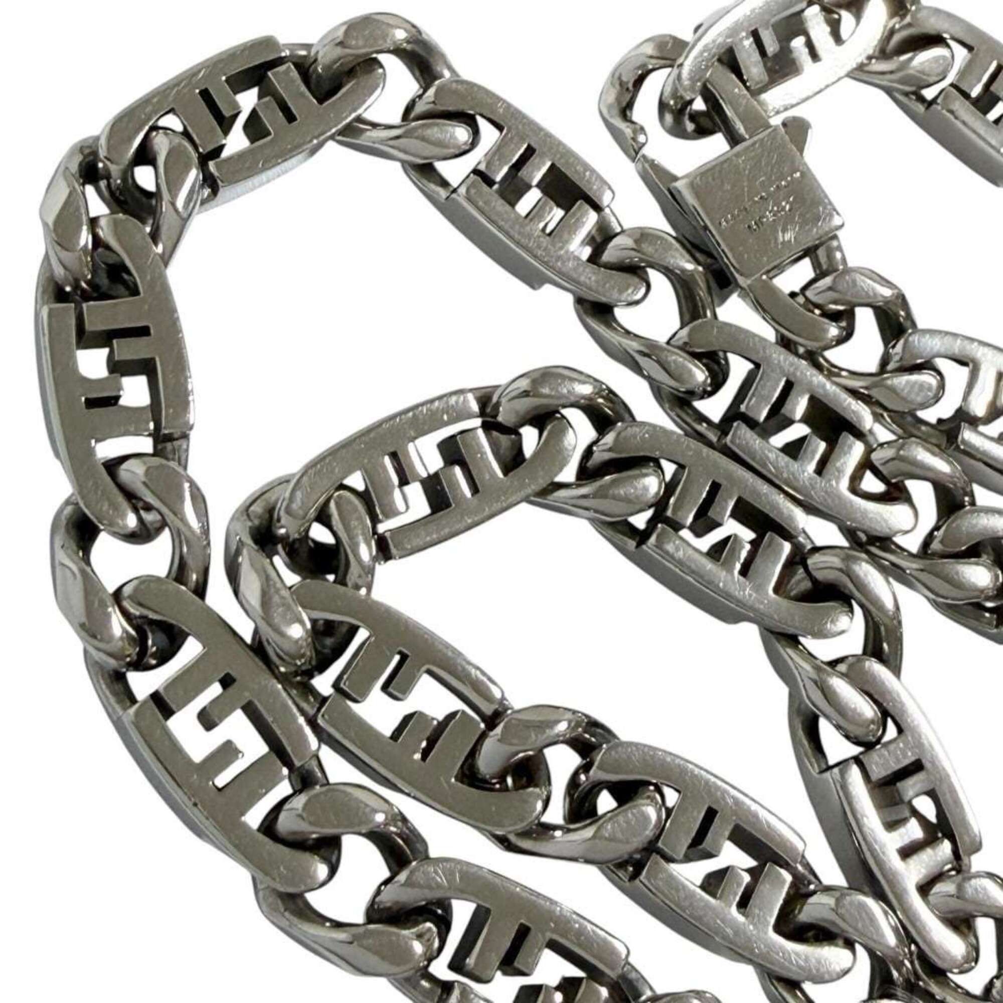 Fendi Fendi Men's Auroch Chain Link Necklace Size ONE SIZE - 4 Thumbnail