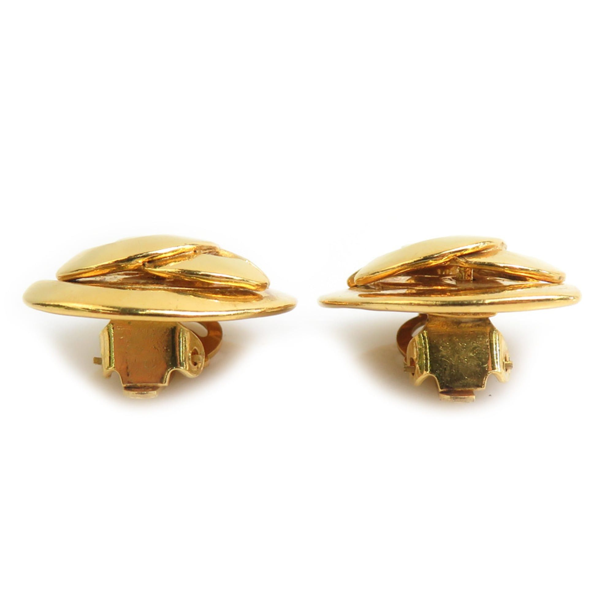 Chanel Chanel earrings, Coco Mark design, metal, gold, women's, e61736g Size ONE SIZE - 4 Thumbnail