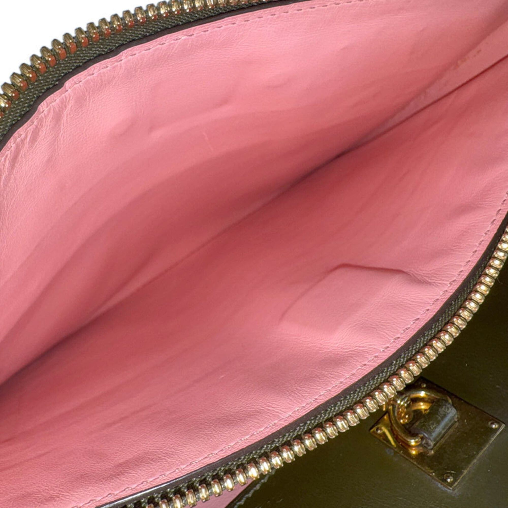 Louis Vuitton Louis Vuitton City Steamer PM Leather Handbag/Shoulder Bag, Pink, Khaki, White, Women's, M42188 z9256 Size ONE SIZE - 12 Thumbnail