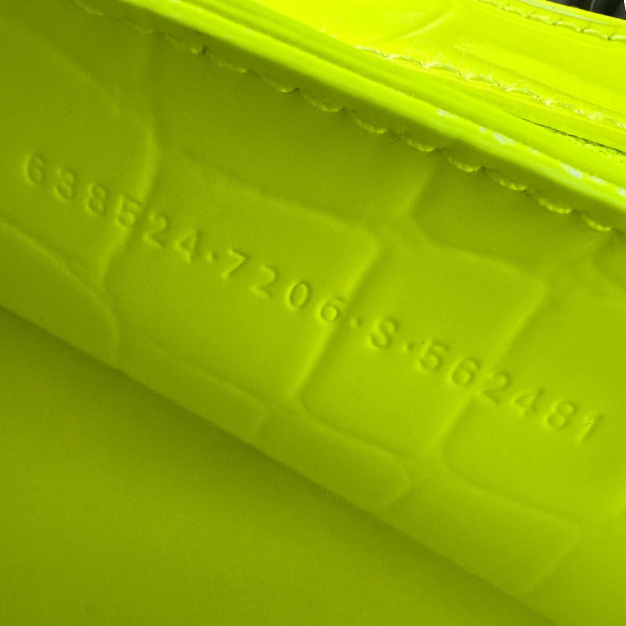 Balenciaga Balenciaga Handbag Shoulder Bag Neo Classic City Mini Embossed Leather Neon Yellow Women's 638524 z9260 Size ONE SIZE - 12 Thumbnail