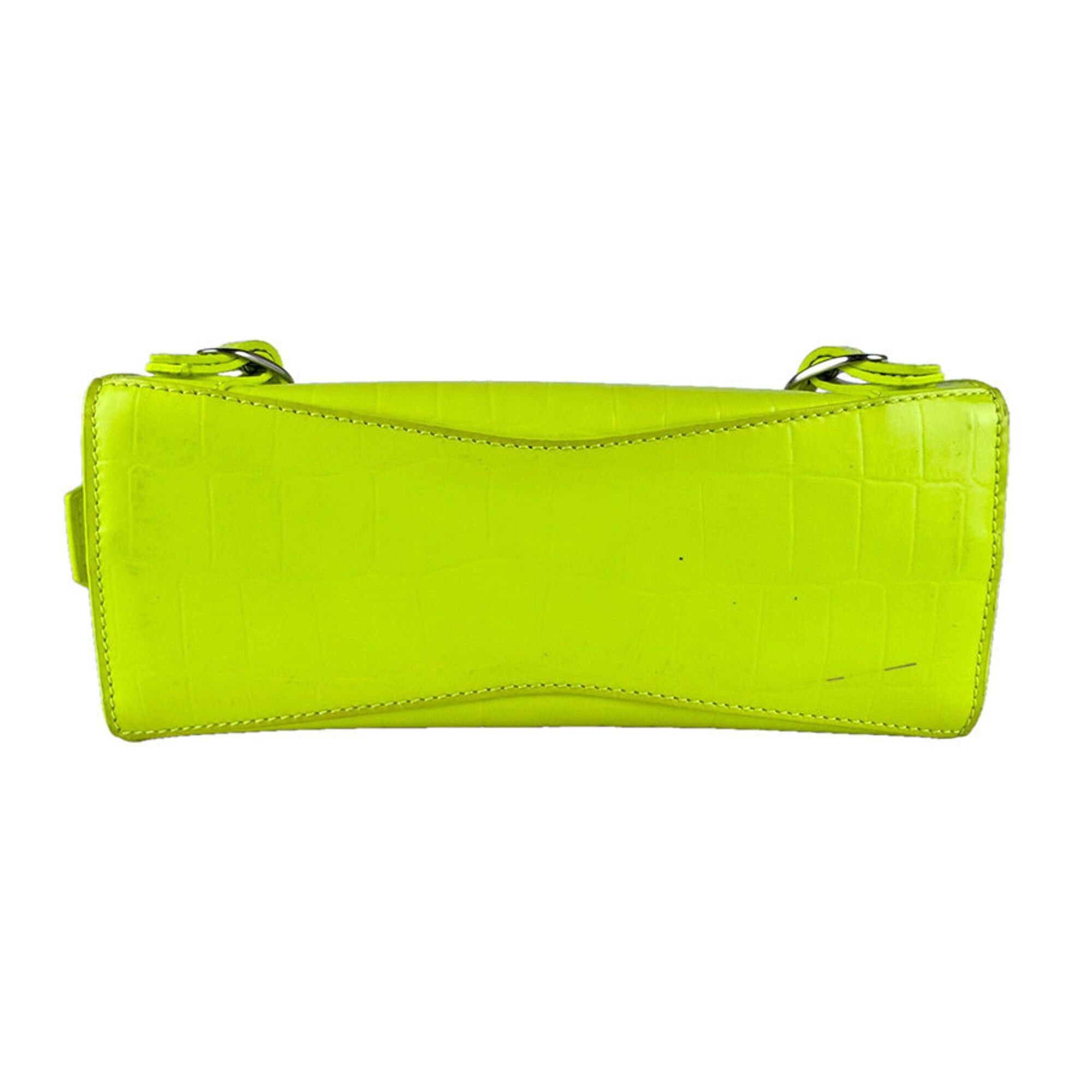 Balenciaga Balenciaga Handbag Shoulder Bag Neo Classic City Mini Embossed Leather Neon Yellow Women's 638524 z9260 Size ONE SIZE - 4 Thumbnail