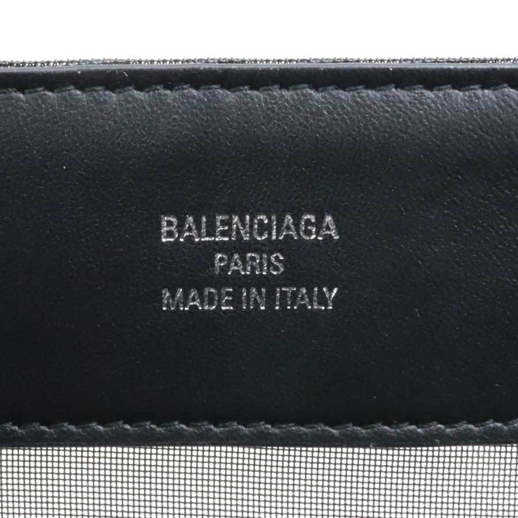 Balenciaga Balenciaga Duty Free Tote Bag Leather Mesh Black Women's Handbag 741603 h32104i Size ONE SIZE - 15 Thumbnail