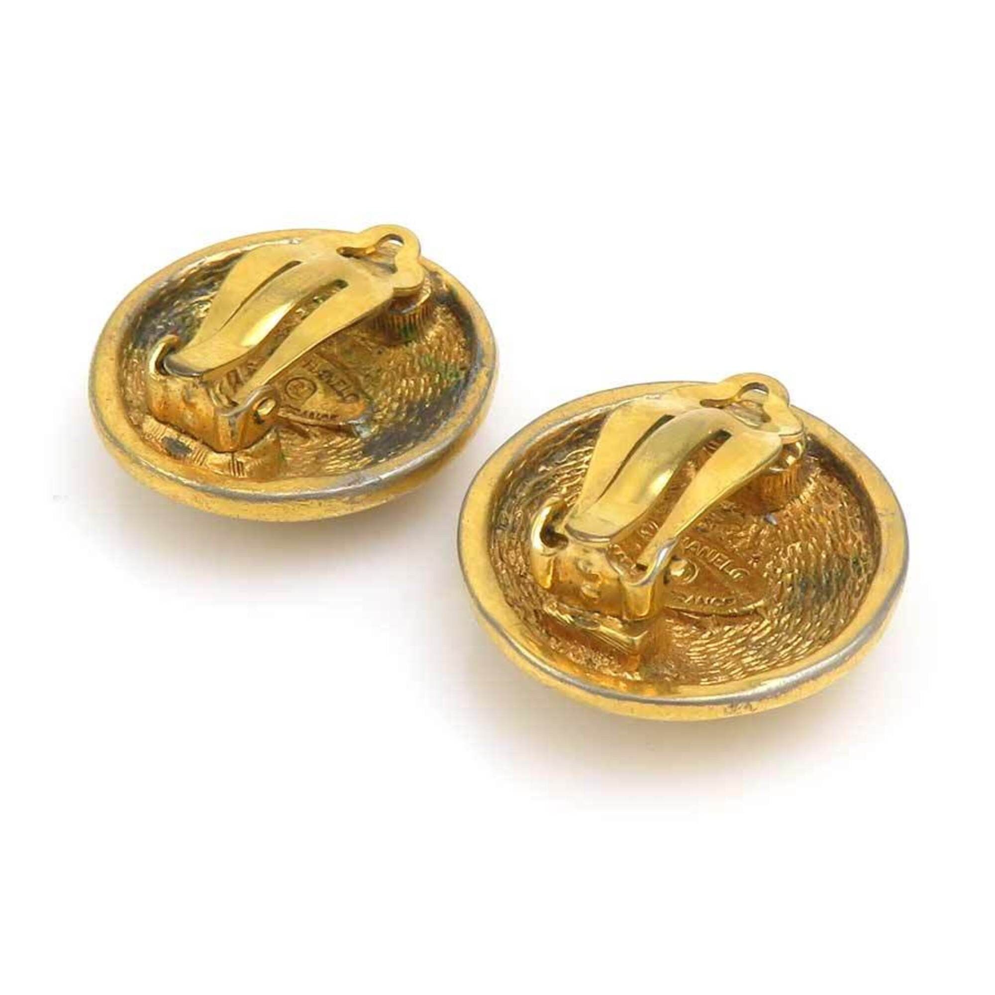 Chanel Chanel earrings, metal, gold, women's, h32120a Size ONE SIZE - 6 Thumbnail