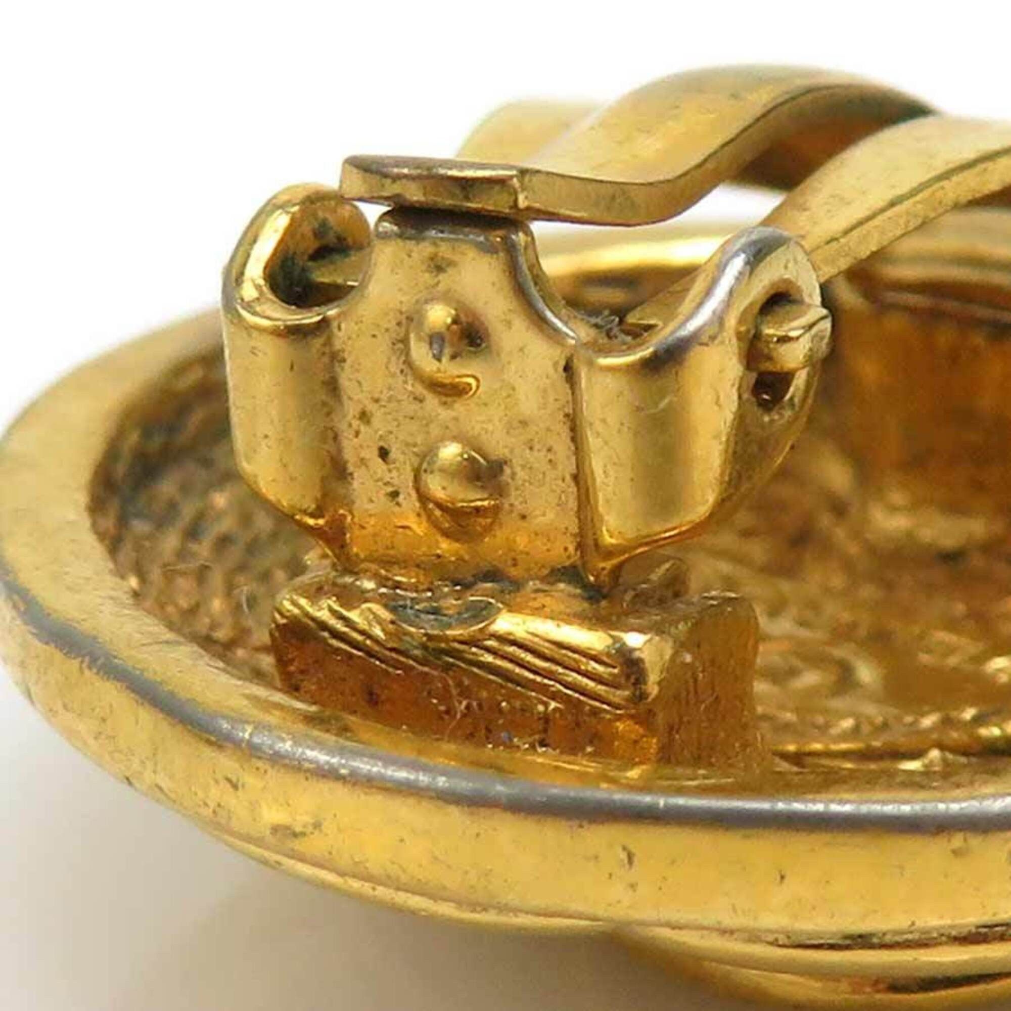 Chanel Chanel earrings, metal, gold, women's, h32120a Size ONE SIZE - 12 Thumbnail
