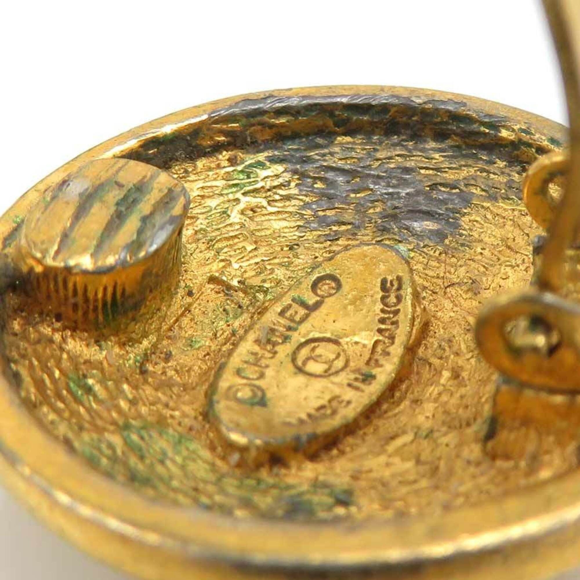 Chanel Chanel earrings, metal, gold, women's, h32120a Size ONE SIZE - 11 Thumbnail