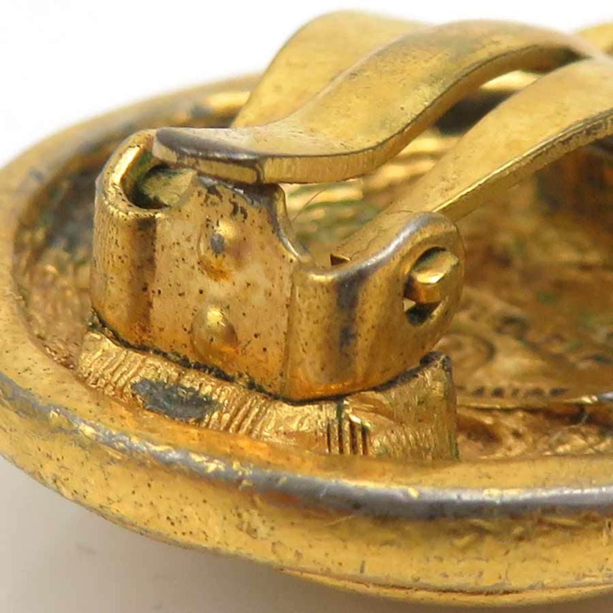 Chanel Chanel earrings, metal, gold, women's, h32120a Size ONE SIZE - 13 Thumbnail