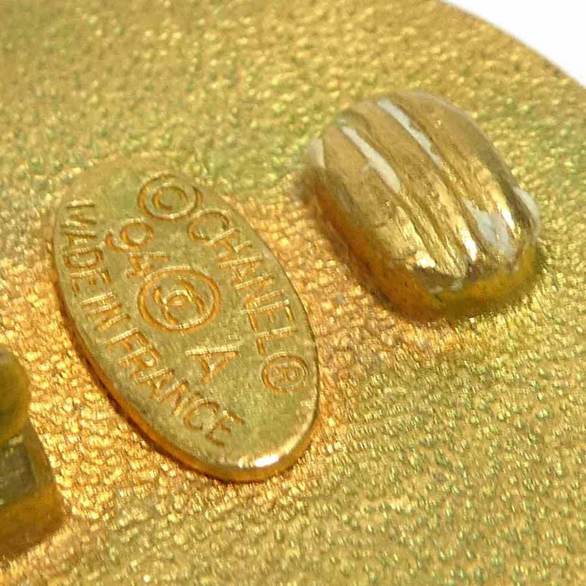 Chanel Chanel earrings, Coco Mark design, metal and plastic, gold black, for women, e61733i Size ONE SIZE - 8 Thumbnail