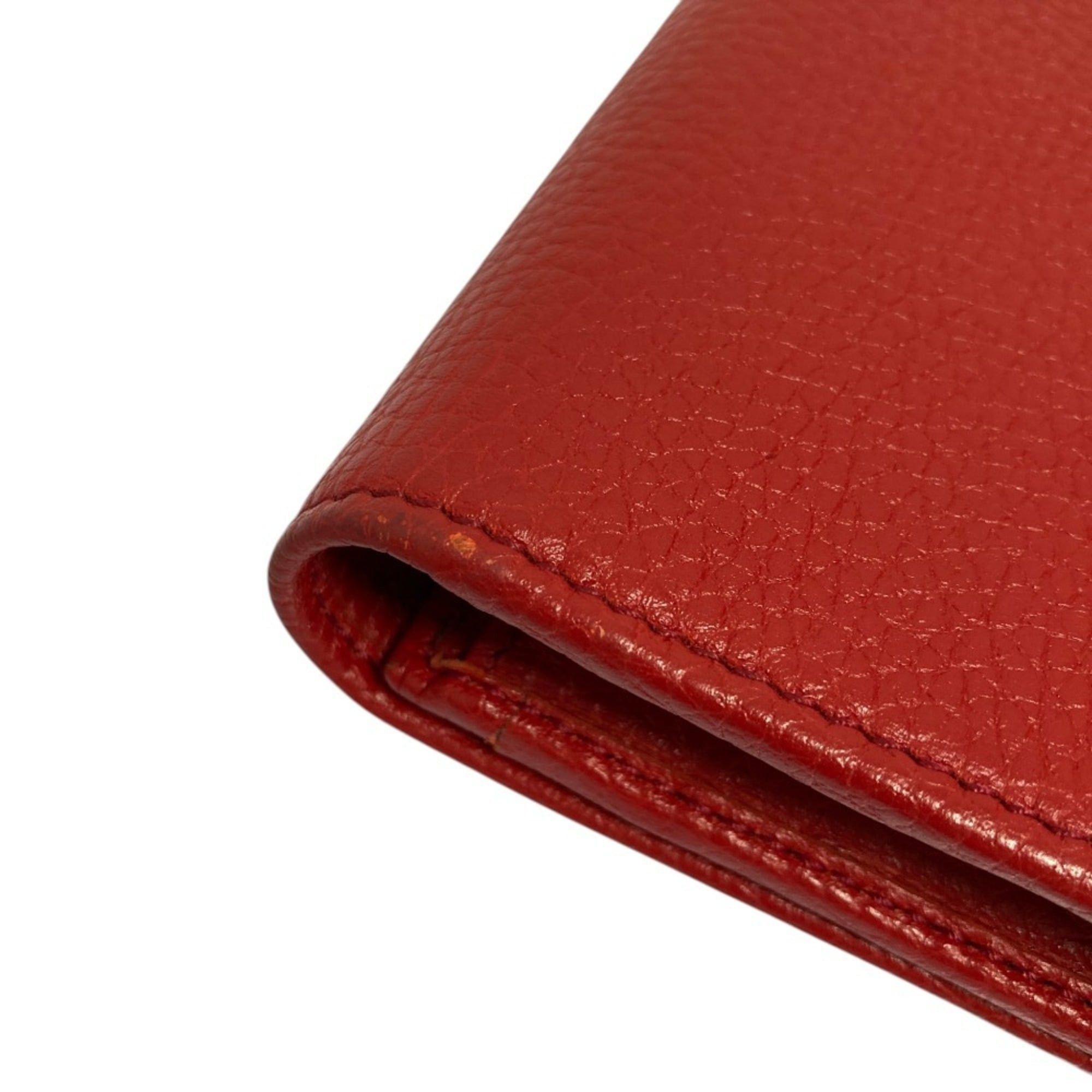 Gucci GUCCI Soho Leather Long Wallet (598206, Red) - Men's & Women's Size ONE SIZE - 17 Thumbnail