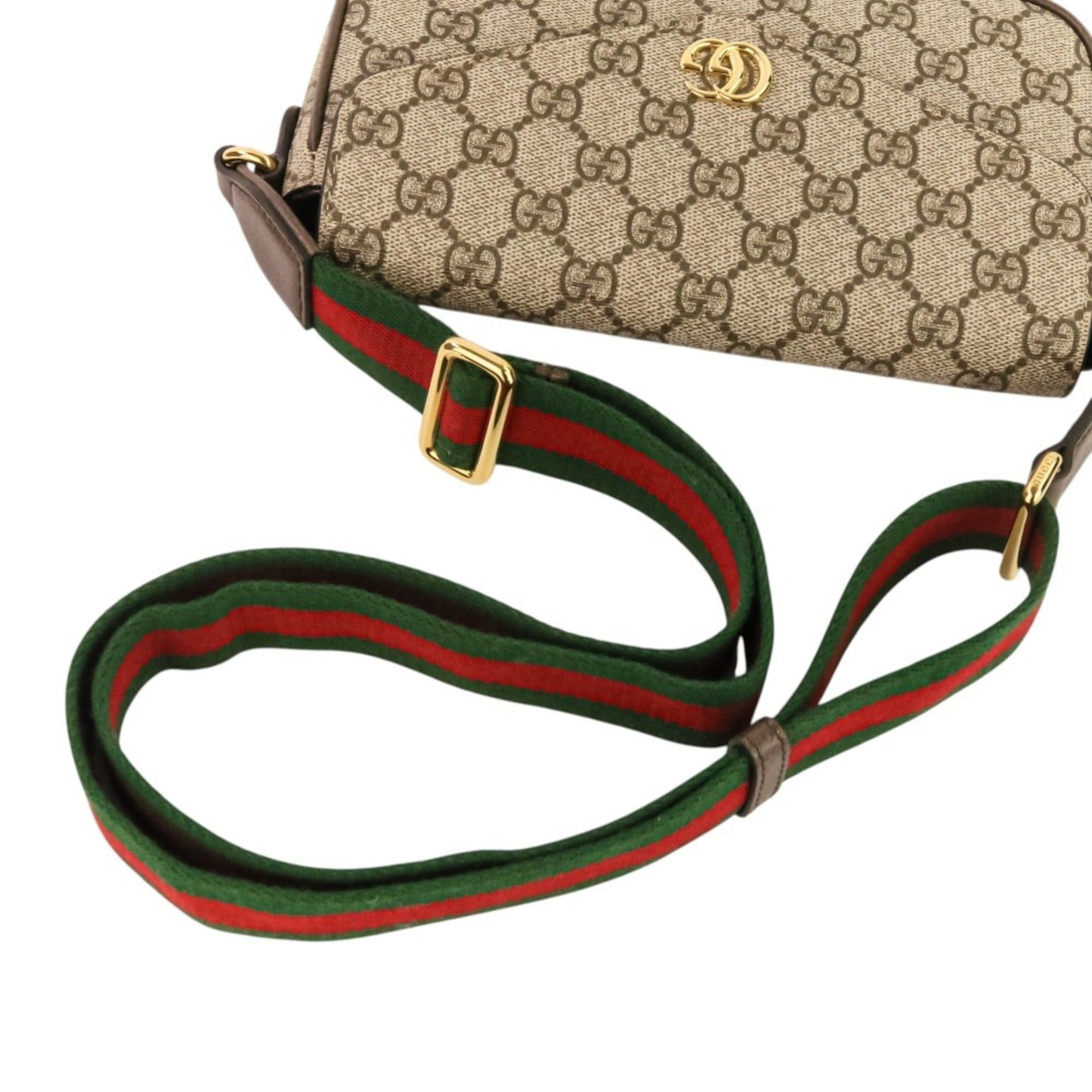 Gucci GUCCI Ophidia Web Line GG Supreme Shoulder Bag 764961 Brown Women's Size ONE SIZE - 6 Thumbnail