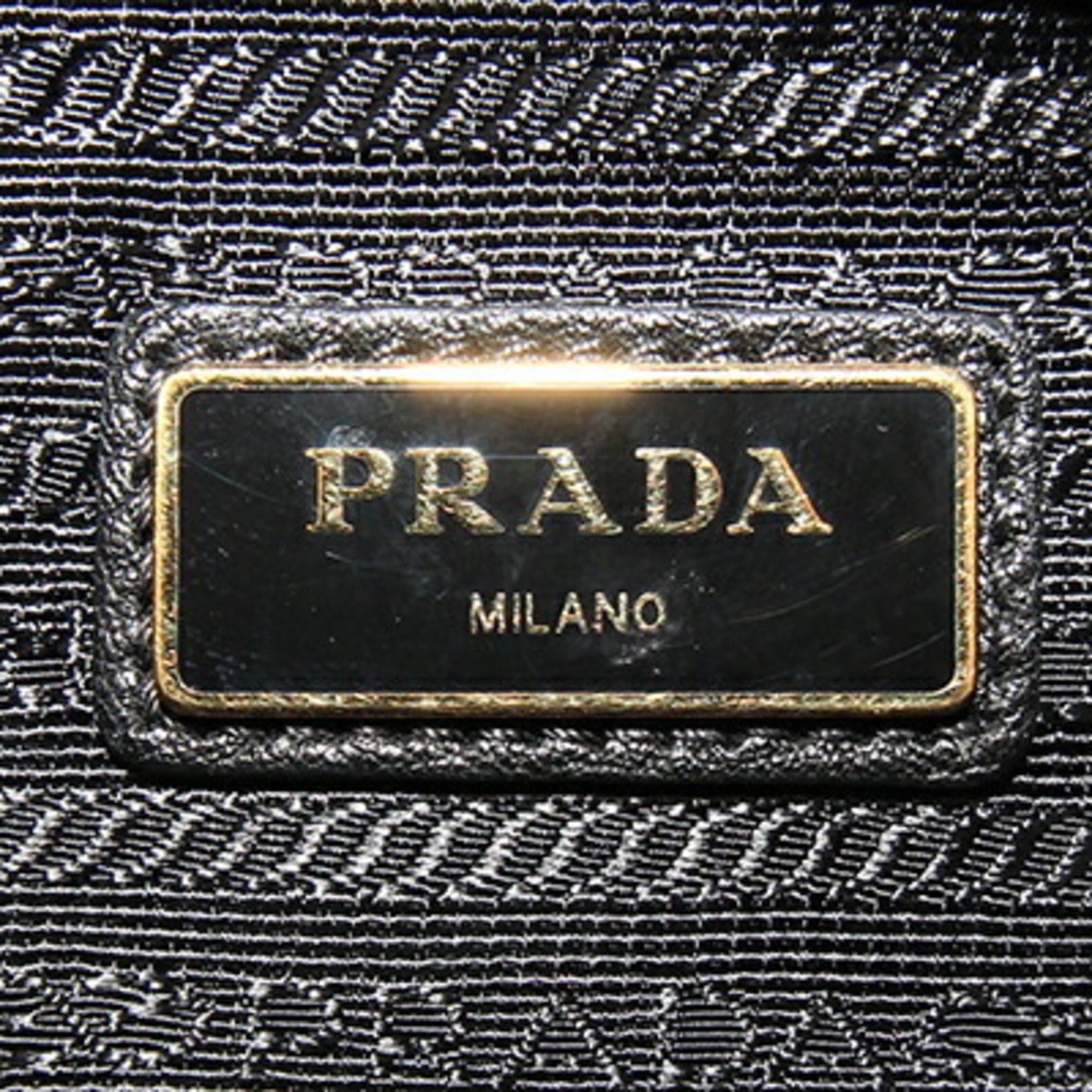 Prada Prada Backpack 1BZ051 Black Leather Mini for Women PRADA Size ONE SIZE - 4 Thumbnail