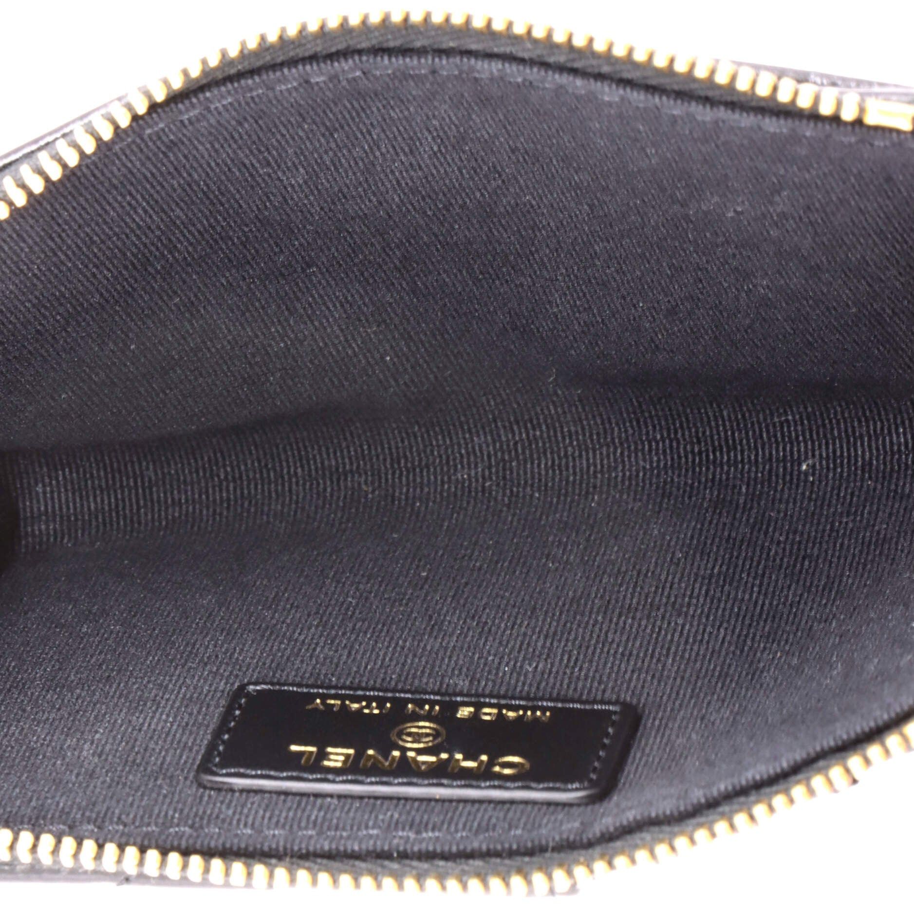 Chanel Textured CC Zip Around Card Holder Size ONE SIZE - 5 Thumbnail